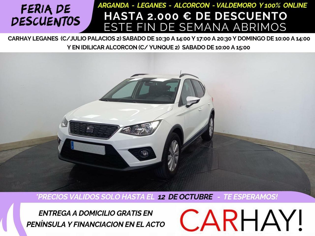 SEAT Arona (STYLE 1.0 TSI 95CV MT5 E6) en Madrid