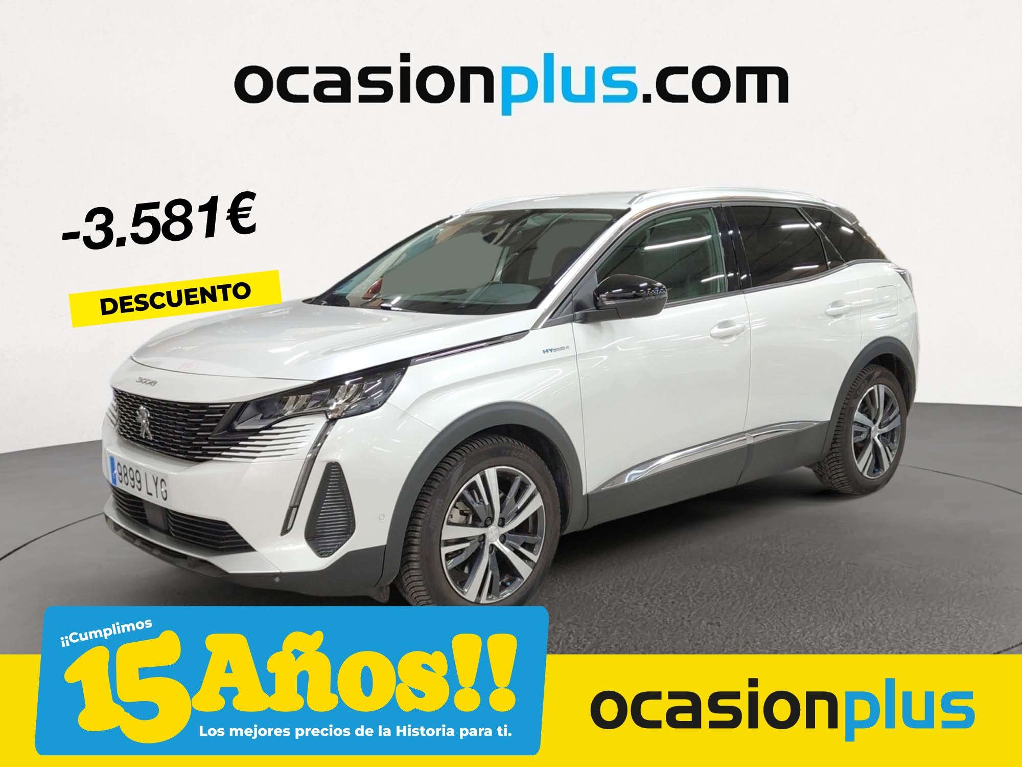 PEUGEOT 3008 (Hybrid 300 Allure Pack e-EAT8 221 kW (300 CV)) en Madrid