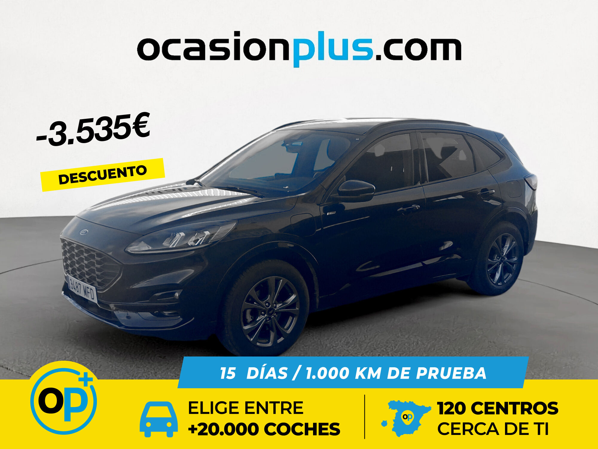 FORD Kuga (2.5 Duratec PHEV ST-Line Auto 165 kW (225 CV)) en Madrid
