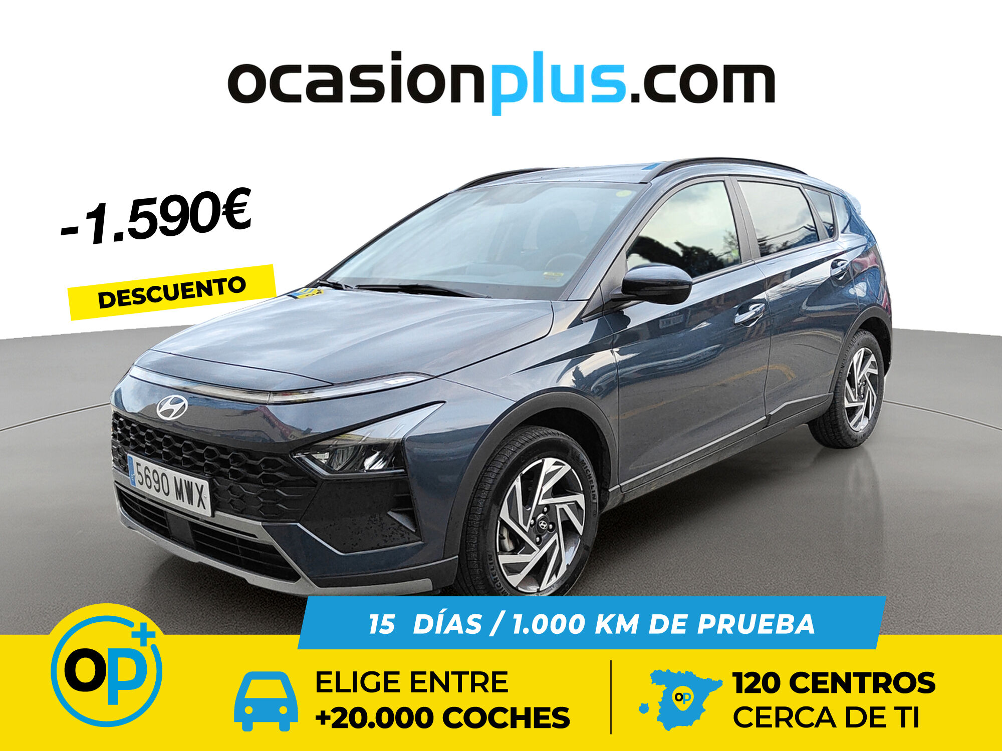 HYUNDAI Bayon (1.0 TGDI 48V Maxx 74 kW (100 CV)) en Madrid