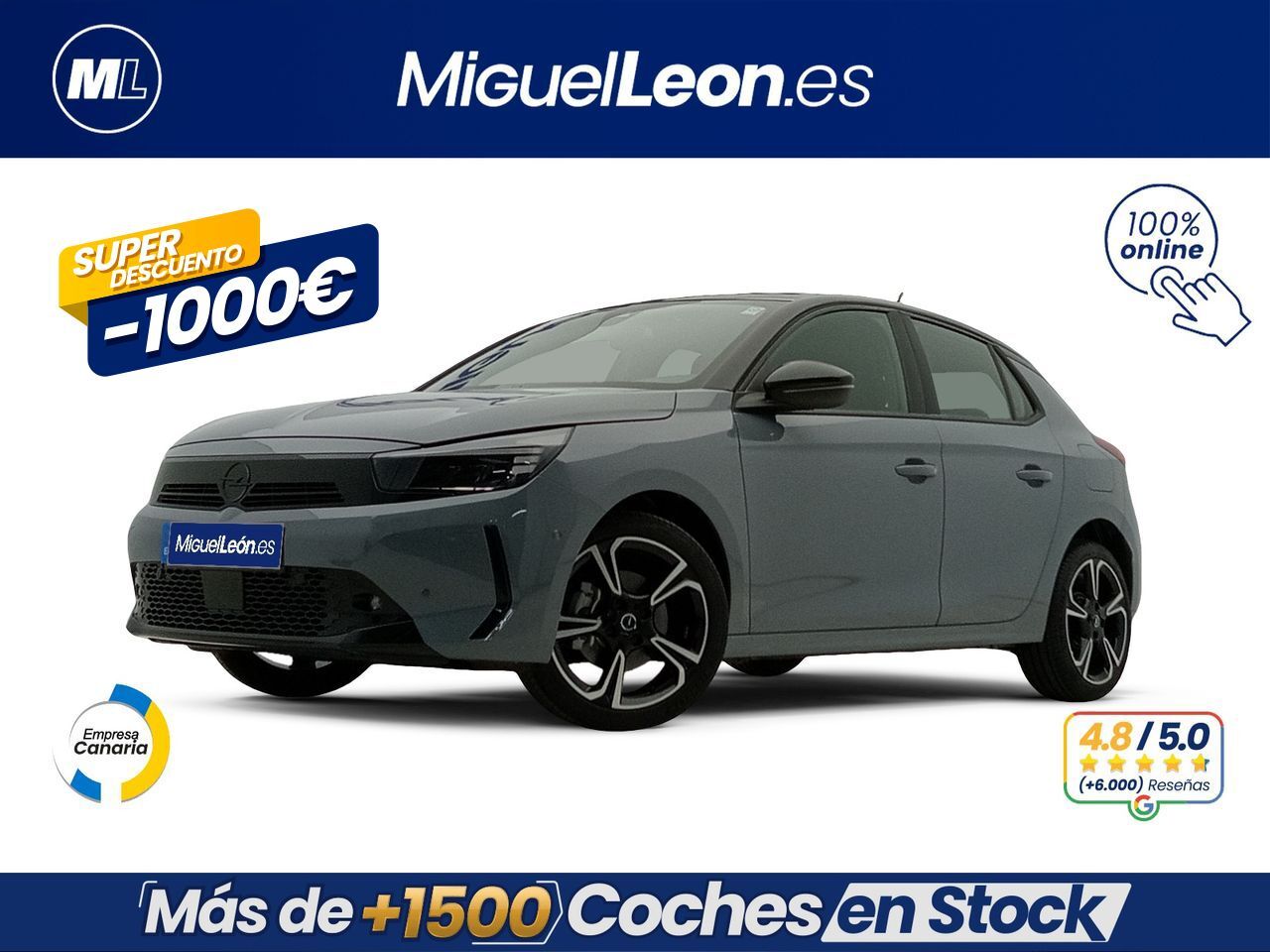 OPEL Corsa (1.2T XHL 74kW (100CV) GS) en Palmas, Las