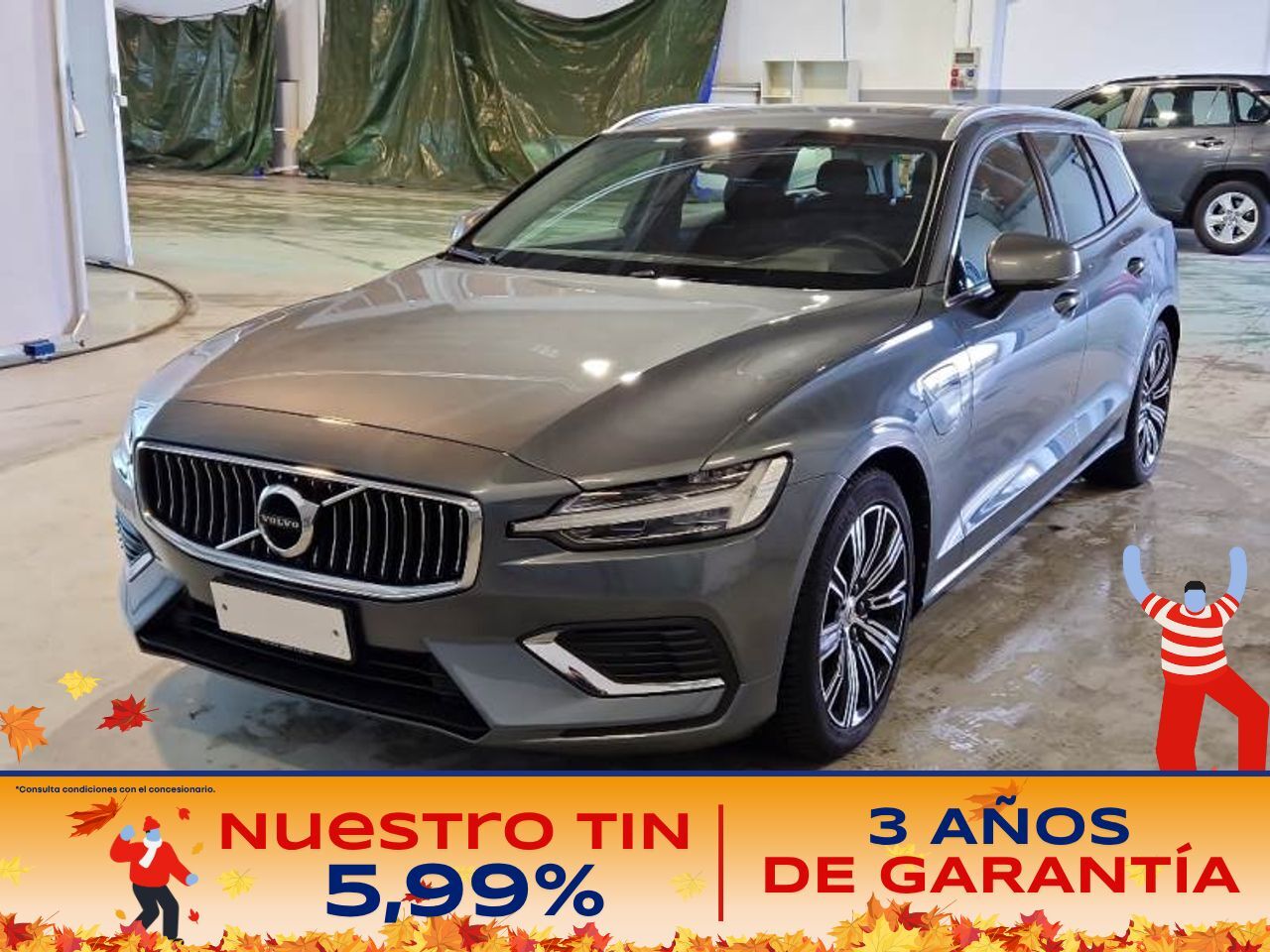 VOLVO V60 (2.0 T6 AWD Recharge Inscription Exp Auto) en Madrid