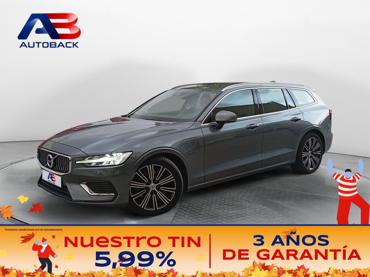 VOLVO V60 (2.0 T6 AWD Recharge Inscription Exp Auto) en Madrid