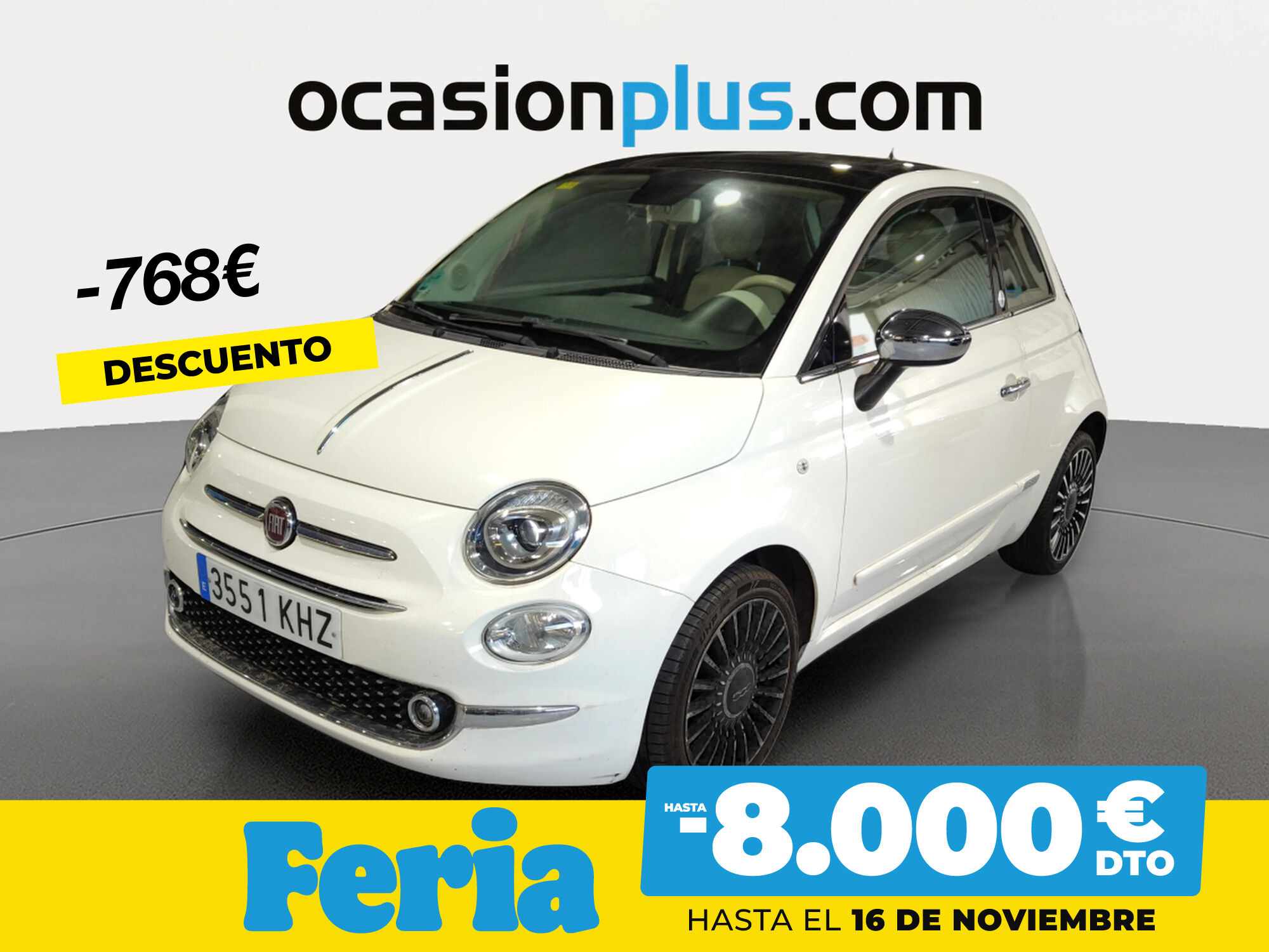 FIAT 500 (1.2 8v Lounge 51 kW (69 CV)) en Madrid