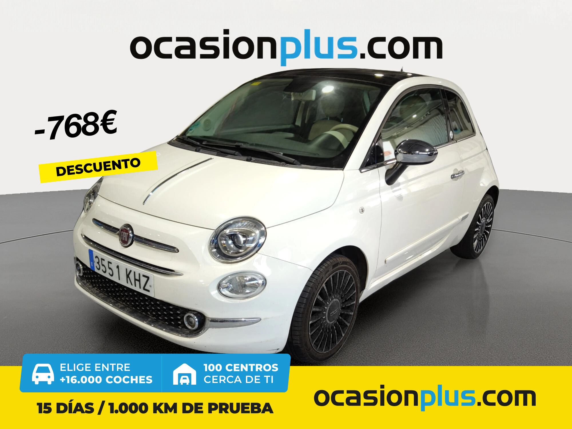 FIAT 500 (1.2 8v Lounge 51 kW (69 CV)) en Madrid