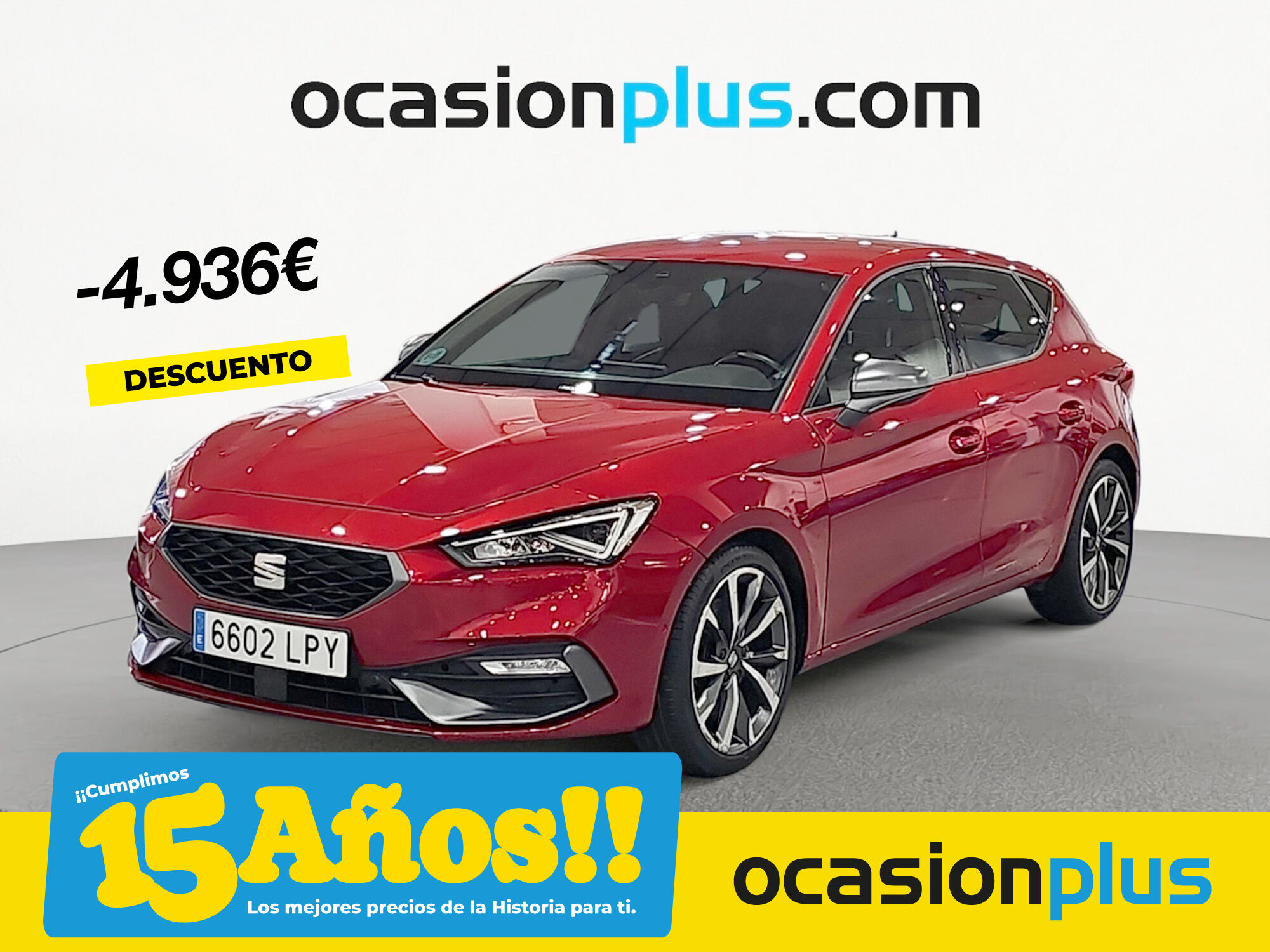 SEAT León (1.5 TSI S&S FR Go L 110 kW (150 CV)) en Madrid