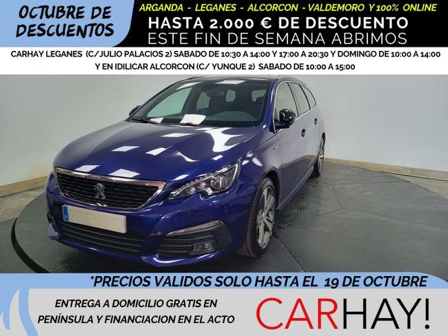 PEUGEOT 308 (SW 1.5 BLUE HDI 130 GT LINE (EU6.2) 5D) en Madrid