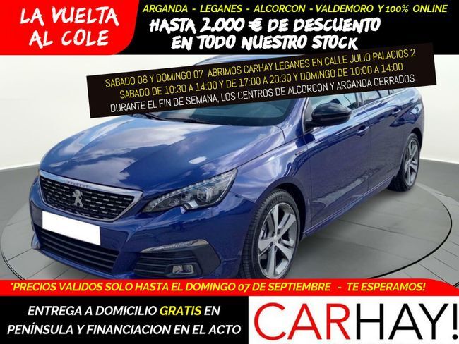PEUGEOT 308 (SW 1.5 BLUE HDI 130 GT LINE (EU6.2) 5D) en Madrid