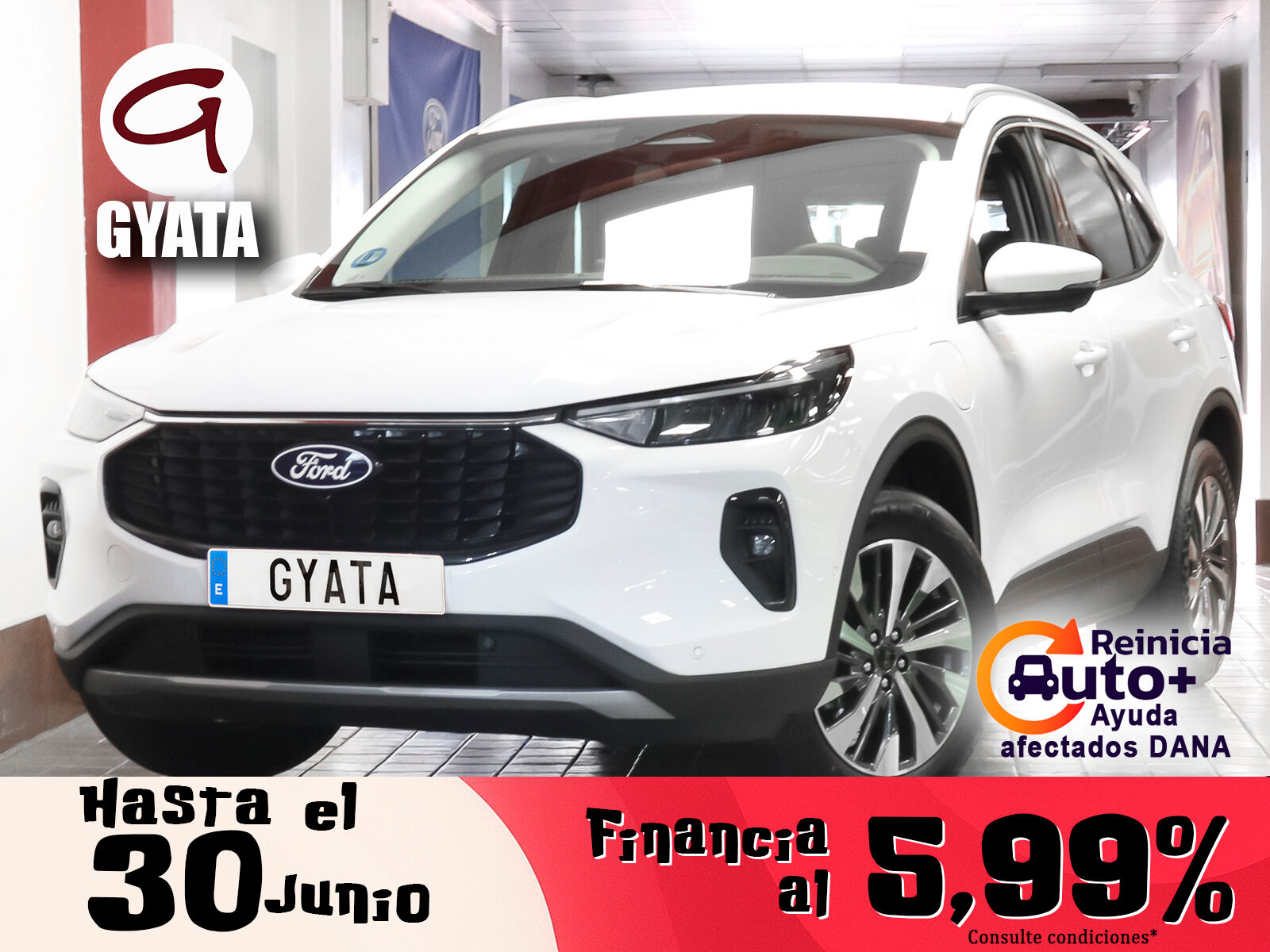 FORD Kuga (2.5 Duratec PHEV Titanium Auto 178 kW (242 CV)) en Madrid