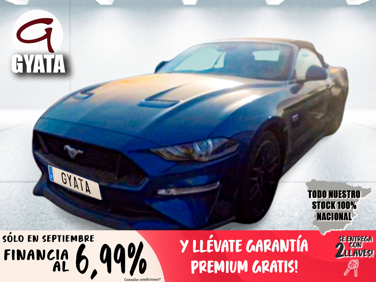 FORD Mustang (5.0 Ti-VCT V8 Convertible Mustang GT Autom. 331 kW (450 CV)) 