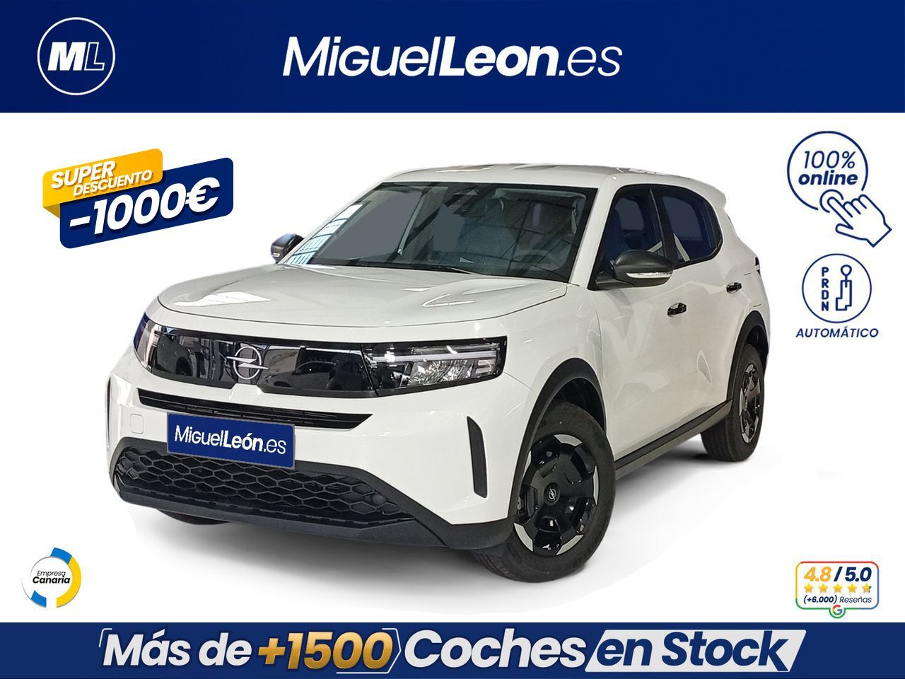 OPEL Frontera (1.2T XHT Hybrid eDCT6 107kW Edition) en Palmas, Las