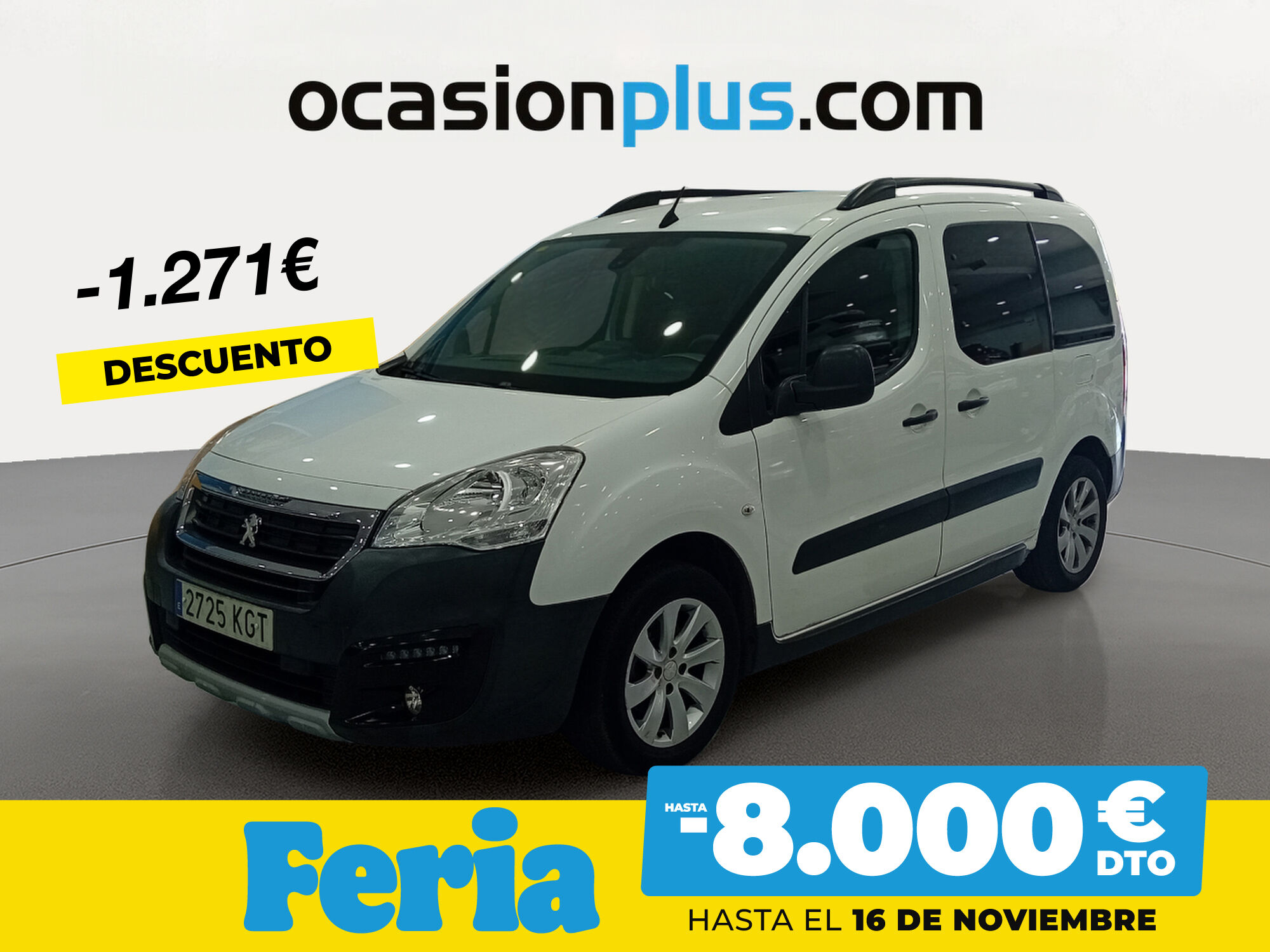 PEUGEOT Partner (Combi 1.6 BlueHDI Adventure Edition 73 kW (100 CV)) en Mad