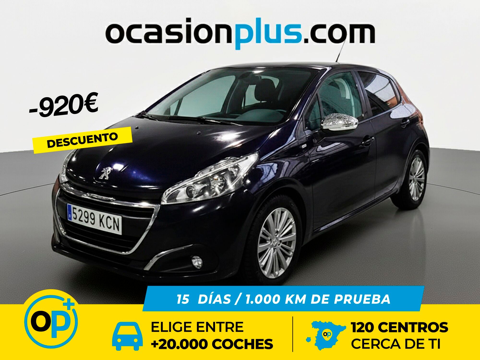 PEUGEOT 208 (1.6 BlueHDi Style 73 kW (100 CV)) en Madrid