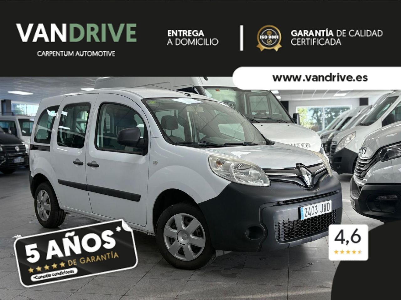 RENAULT Kangoo (Profesional N1 Energy dCi 90 Euro 6) en Lugo