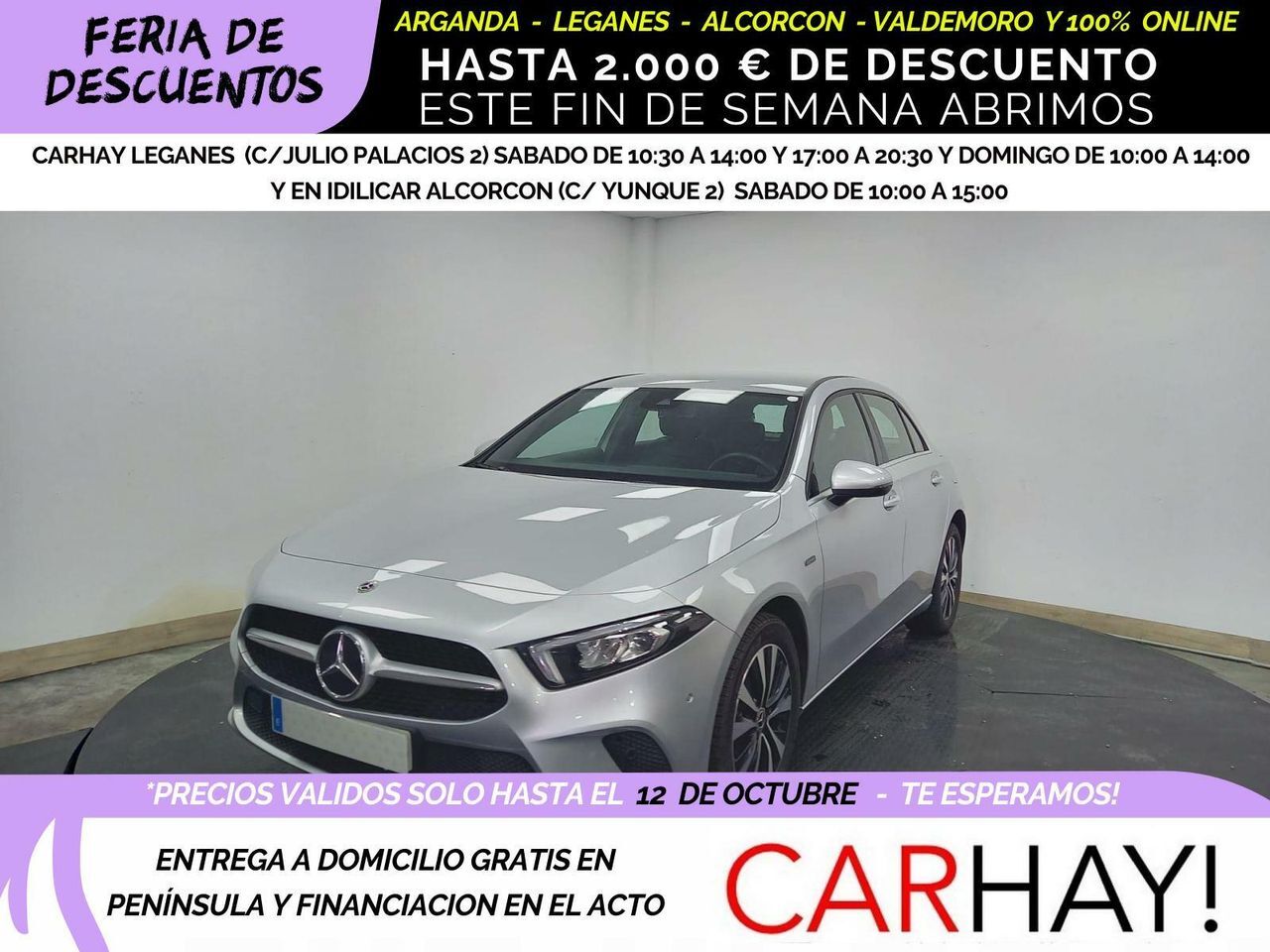 MERCEDES Clase A (250 E PHEV AUT) en Madrid