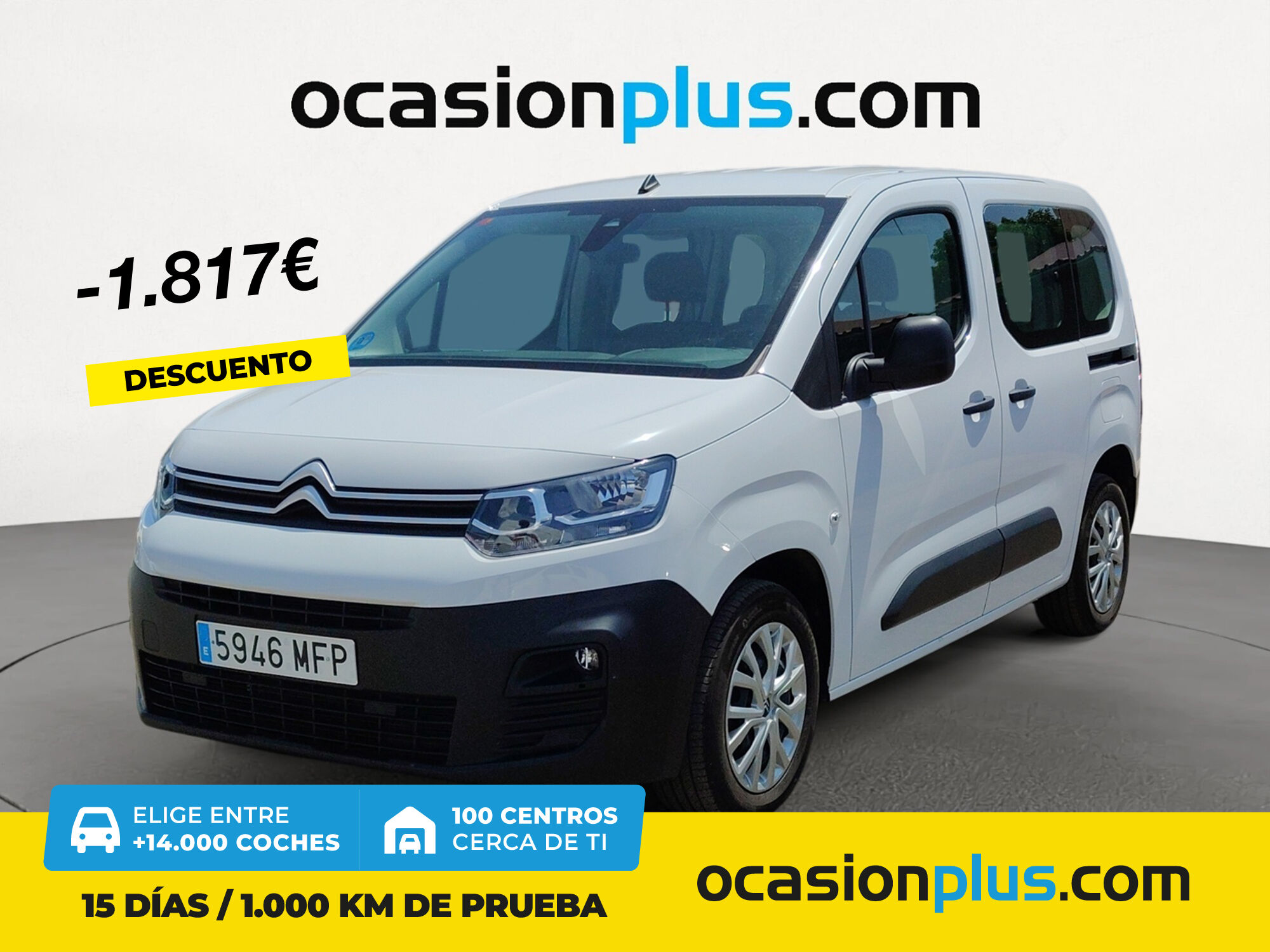 CITROEN Berlingo (50kWh Live Pack Talla M 100 kW (136 CV)) en Madrid