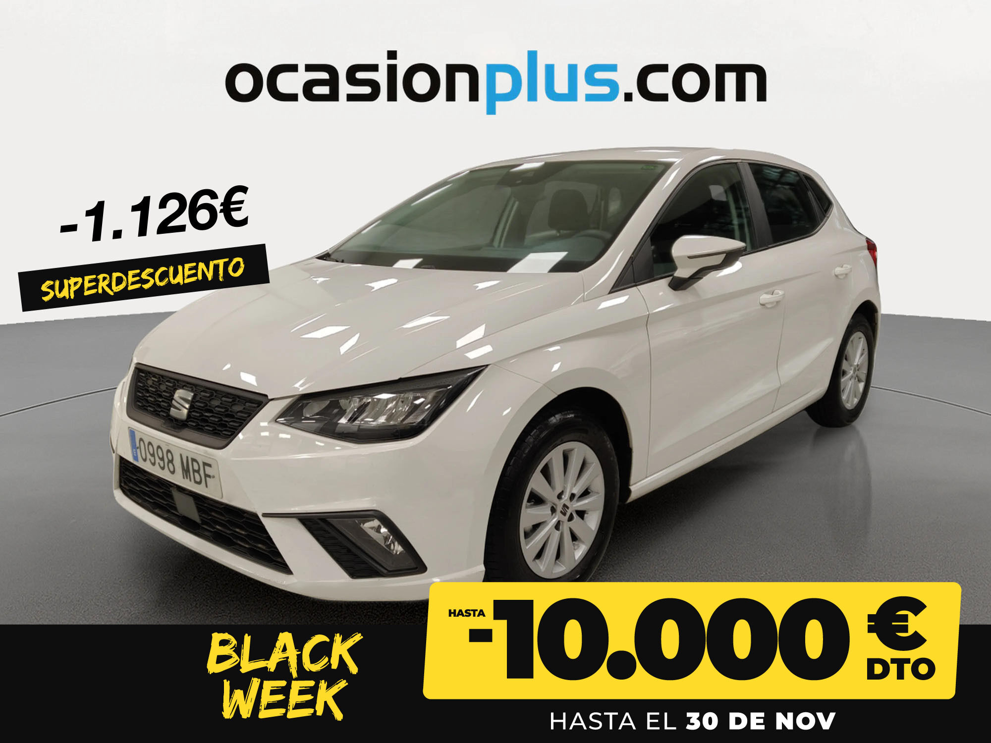 SEAT Ibiza (1.0 MPI Reference Plus 59 kW (80 CV)) en Madrid