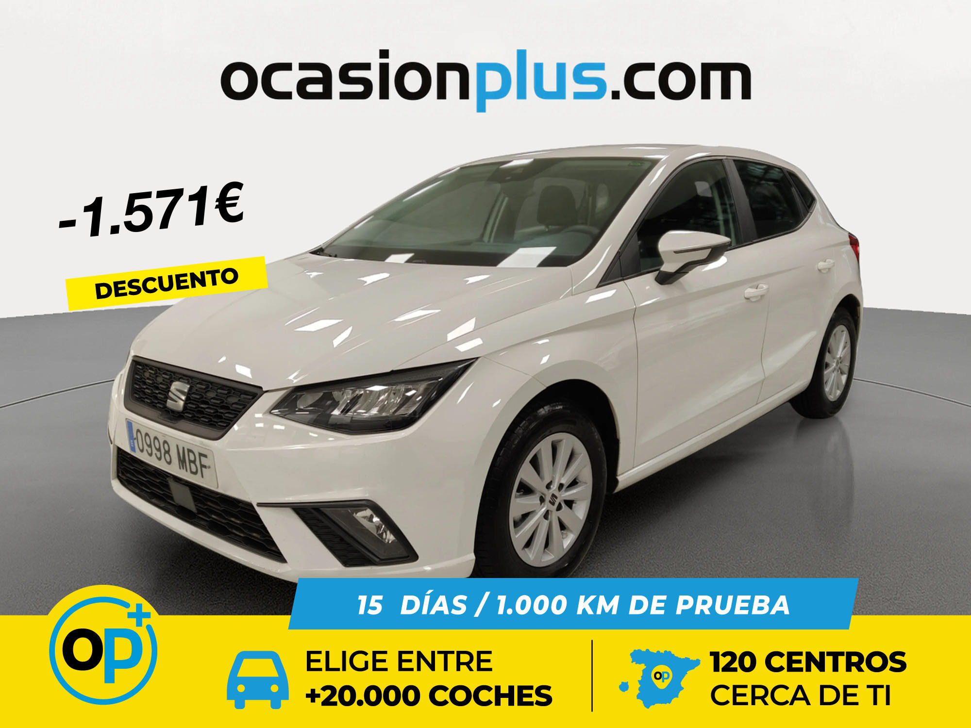 SEAT Ibiza (1.0 MPI Reference Plus 59 kW (80 CV)) en Madrid