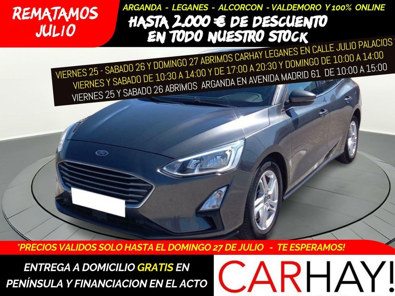 FORD Focus (1.0 EcoBoost Trend Edition Bus. (EU6.2)) en Madrid