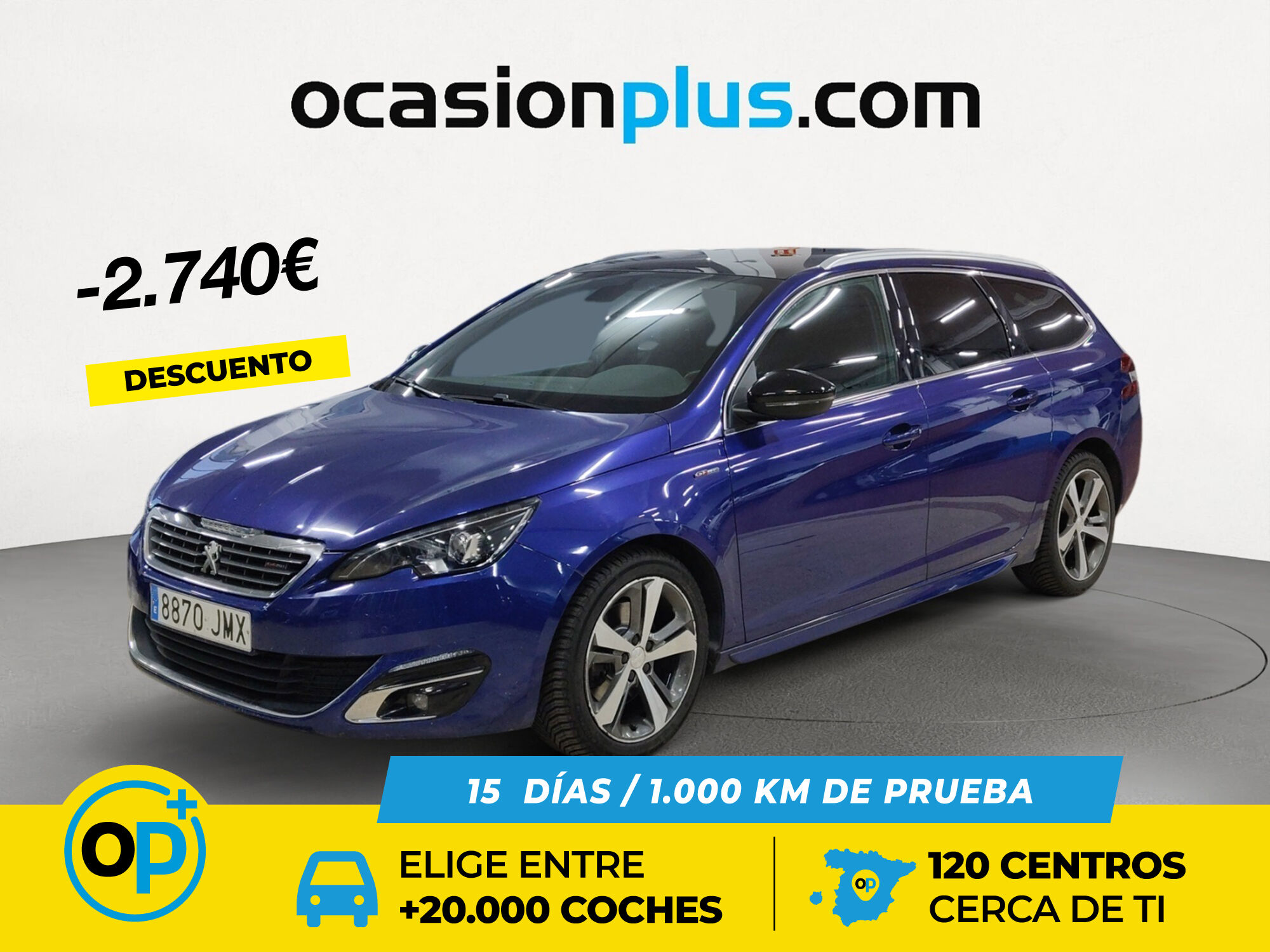 PEUGEOT 308 (2.0 BlueHDI GT Line 110 kW (150 CV)) en Madrid