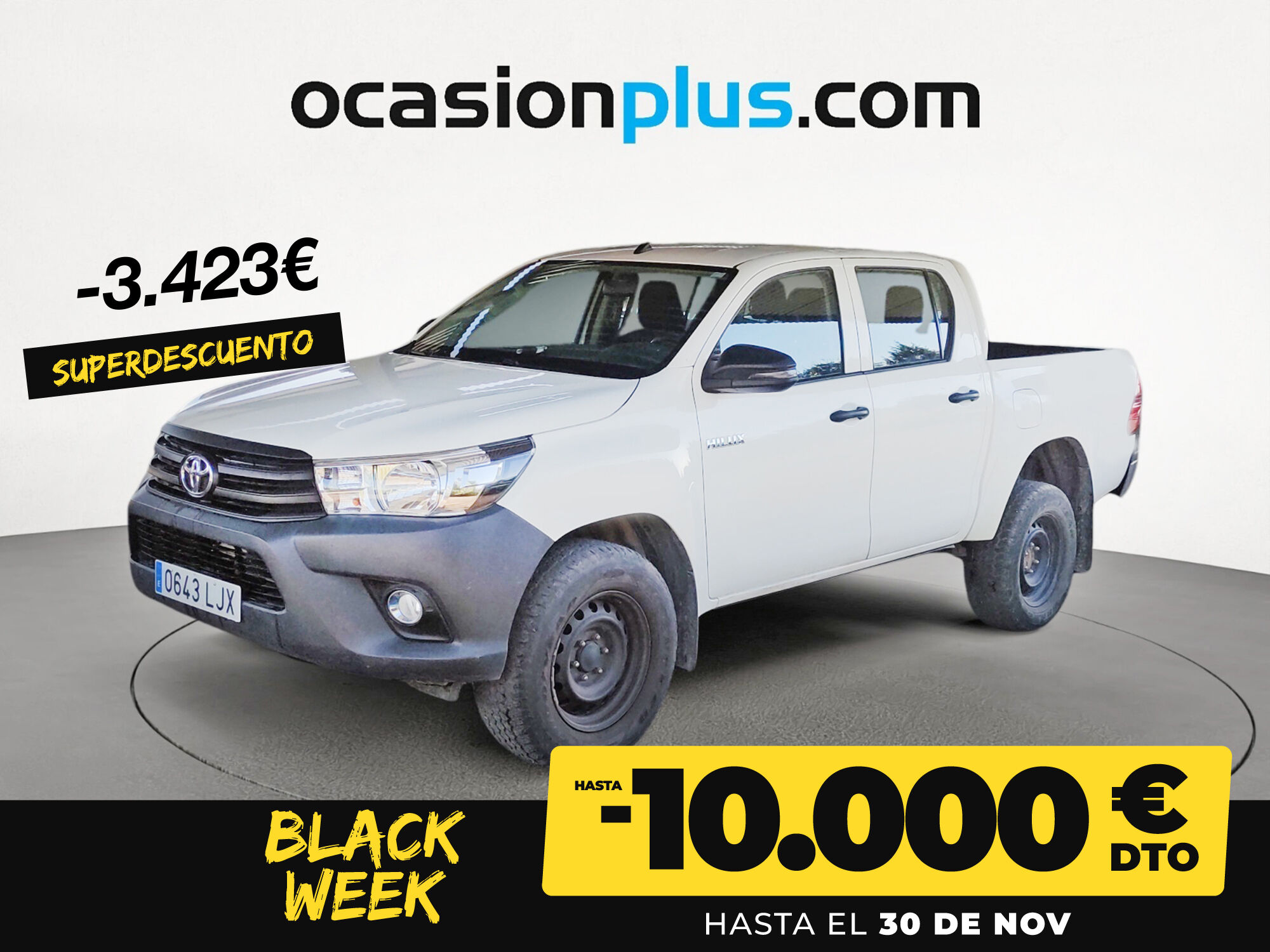 TOYOTA Hilux (2.4 D-4D Doble Cabina GX 110 kW (150 CV)) en Madrid