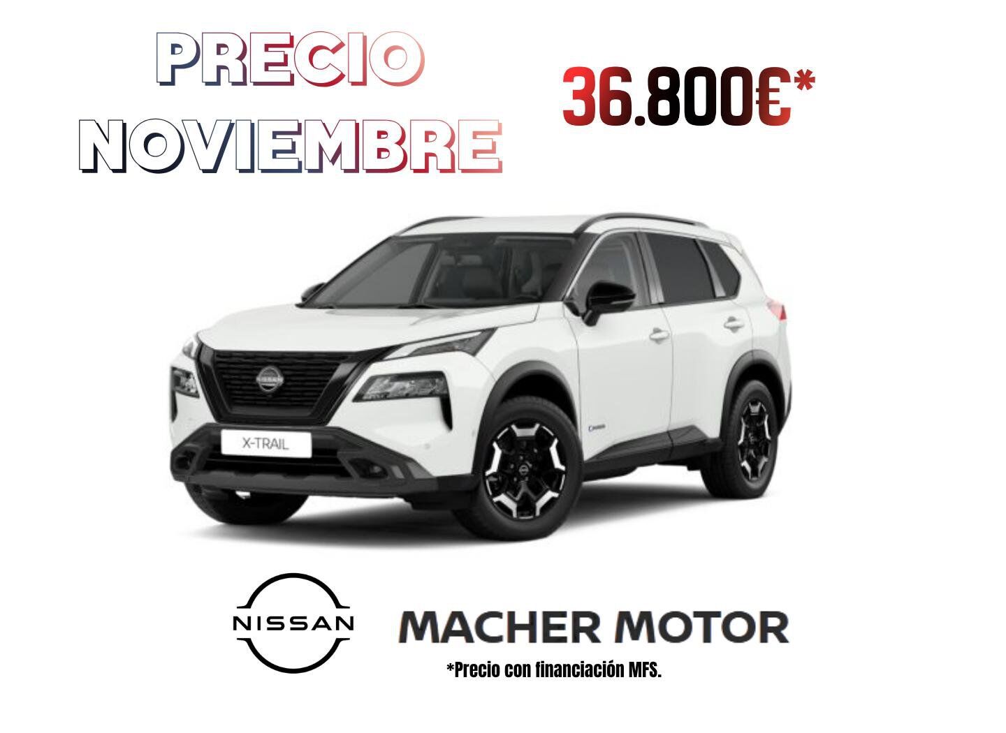 NISSAN X-Trail (5pl 1.5 e-4ORCE 213CV 4x4 A/T Adventure) en Palmas, Las