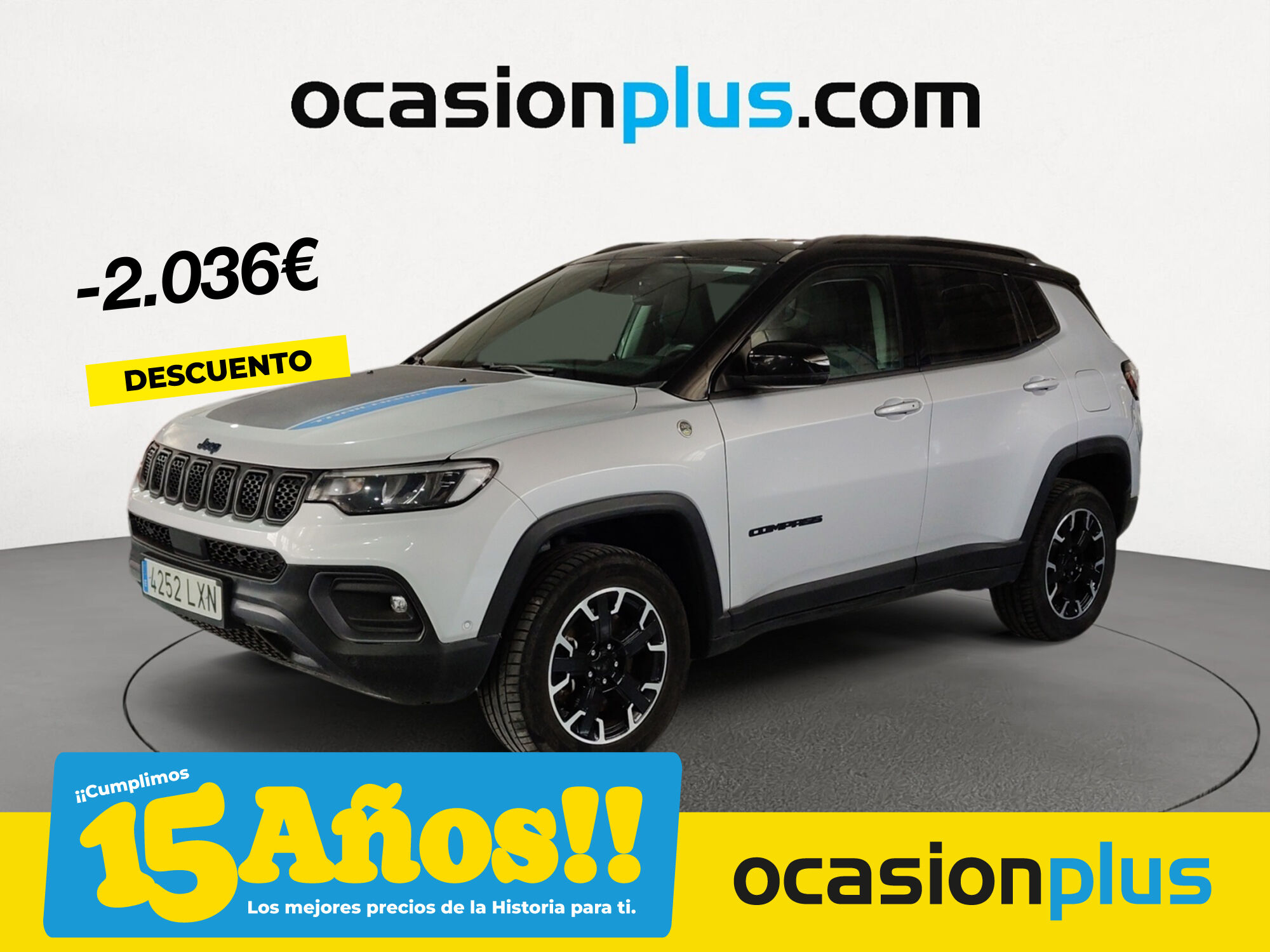 JEEP Compass (1.3 PHEV Trailhawk AWD AT 177 kW (240 CV)) en Madrid