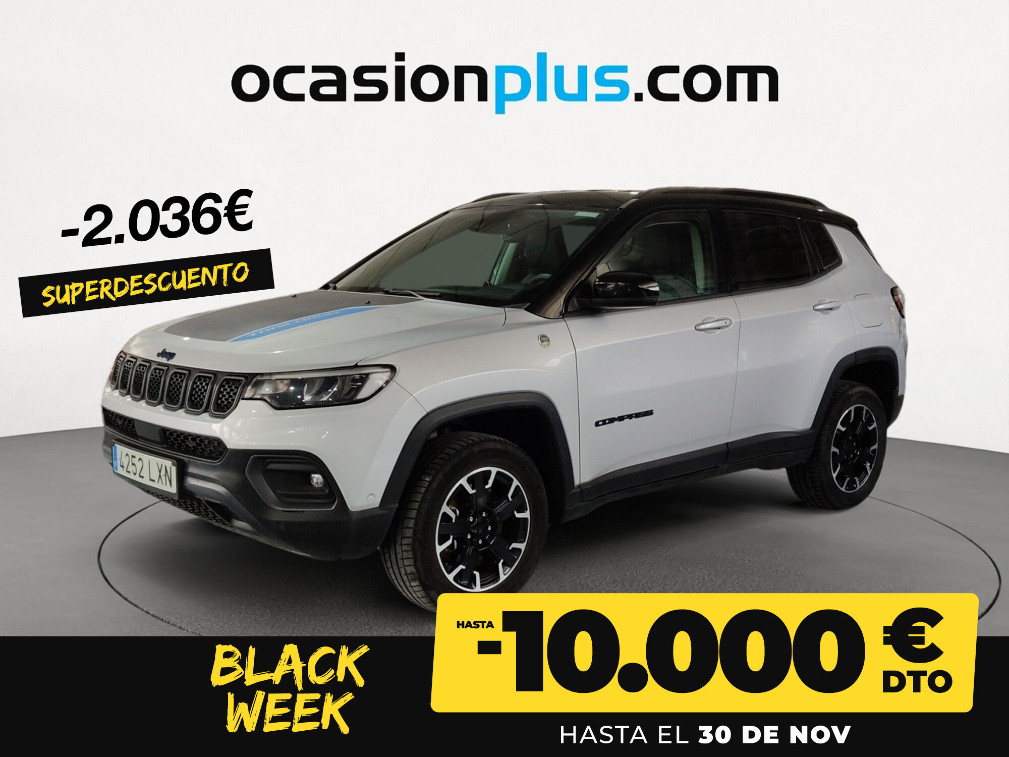 JEEP Compass (1.3 PHEV Trailhawk AWD AT 177 kW (240 CV)) en Madrid