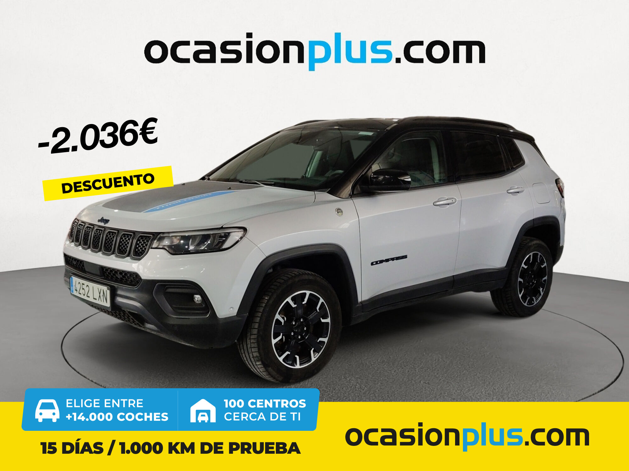 JEEP Compass (1.3 PHEV Trailhawk AWD AT 177 kW (240 CV)) en Madrid