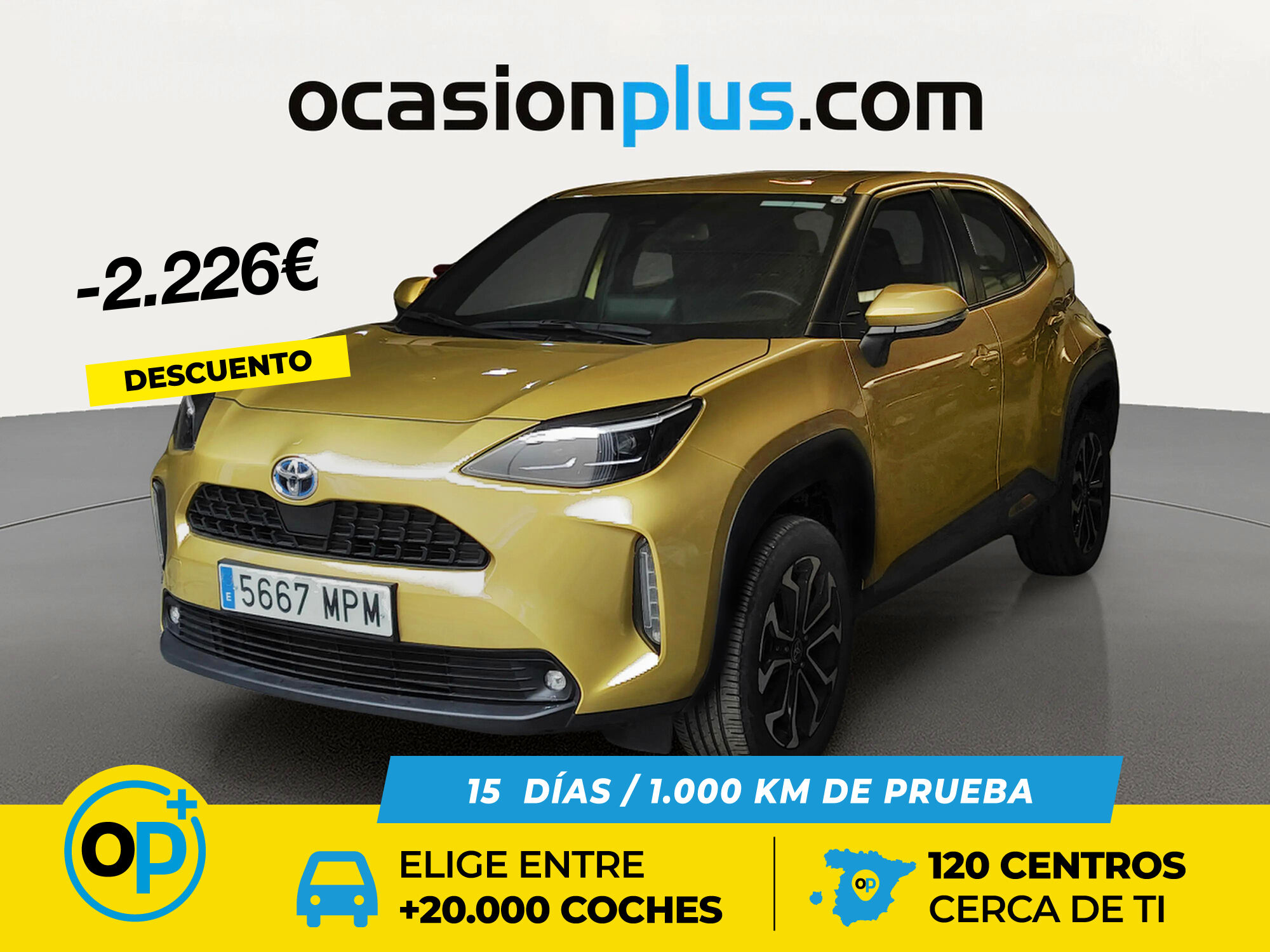 TOYOTA Yaris Cross (120H Active Tech 85 kW (116 CV)) en Madrid