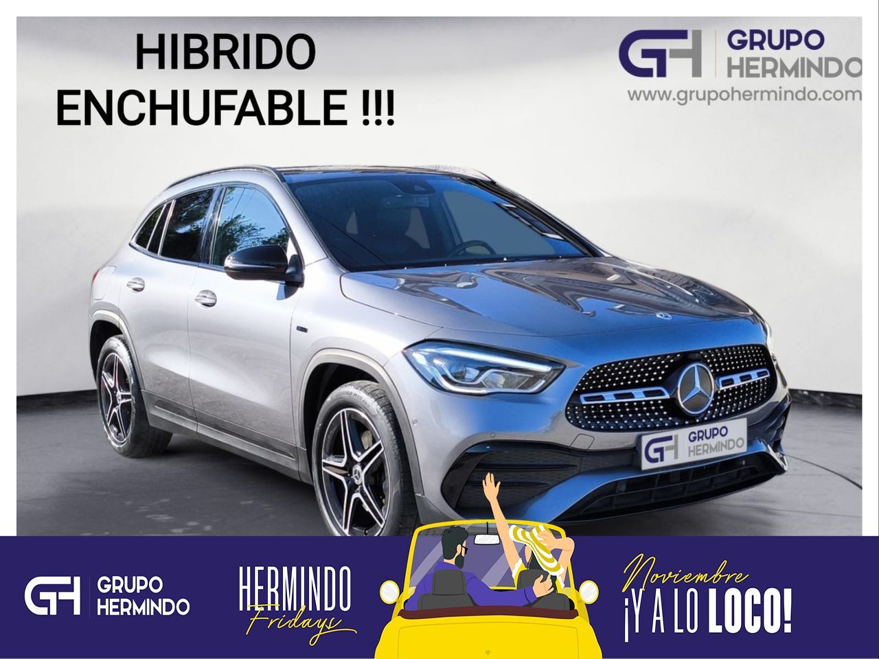 MERCEDES Clase GLA (250 e AMG LINE+PAQ ADVANTAGE+SMARTPHONE INT) en Lugo
