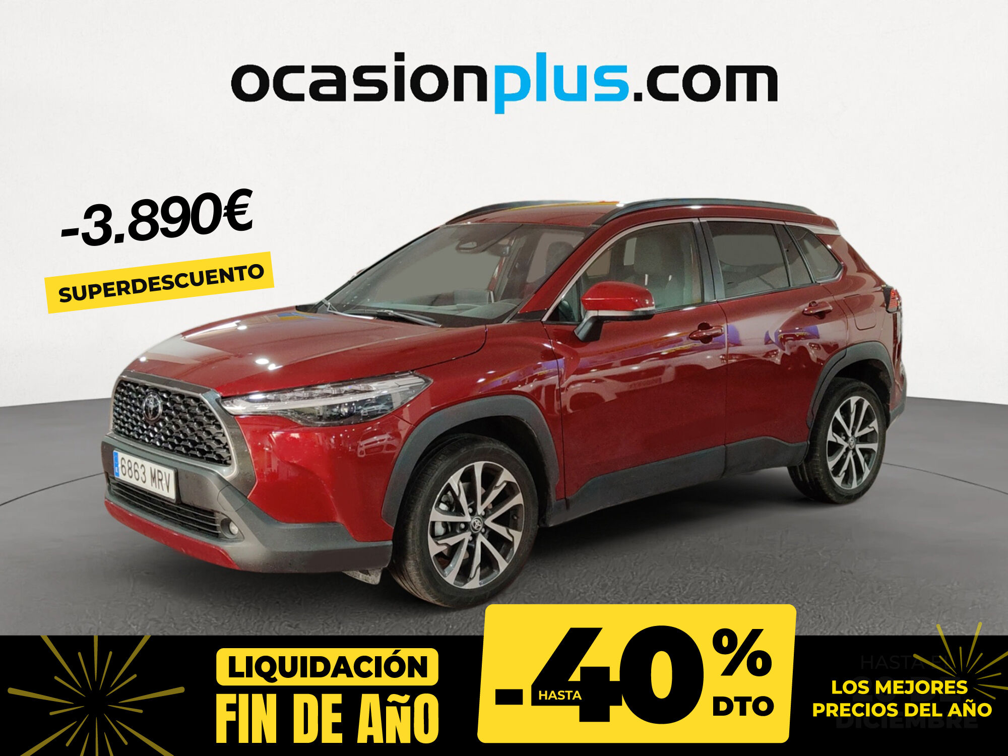 TOYOTA Corolla Cross (1.8 Híbrido Style Auto 103 kW (140 CV)) en Madrid