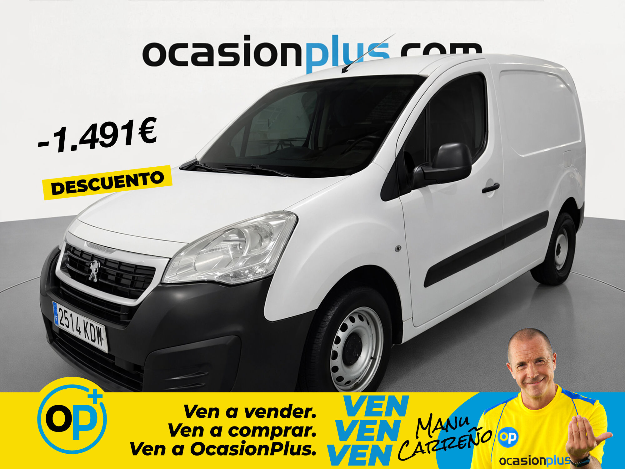 Foto del PEUGEOT Partner Furgón 1.6BlueHDI Confort L1 75