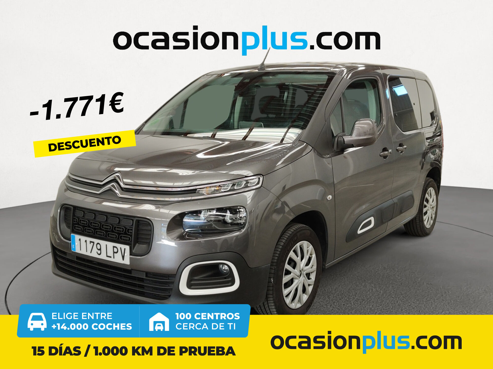 CITROEN Berlingo (BlueHDi 100 S&S Talla M Feel 75 kW (102 CV)) en Madrid