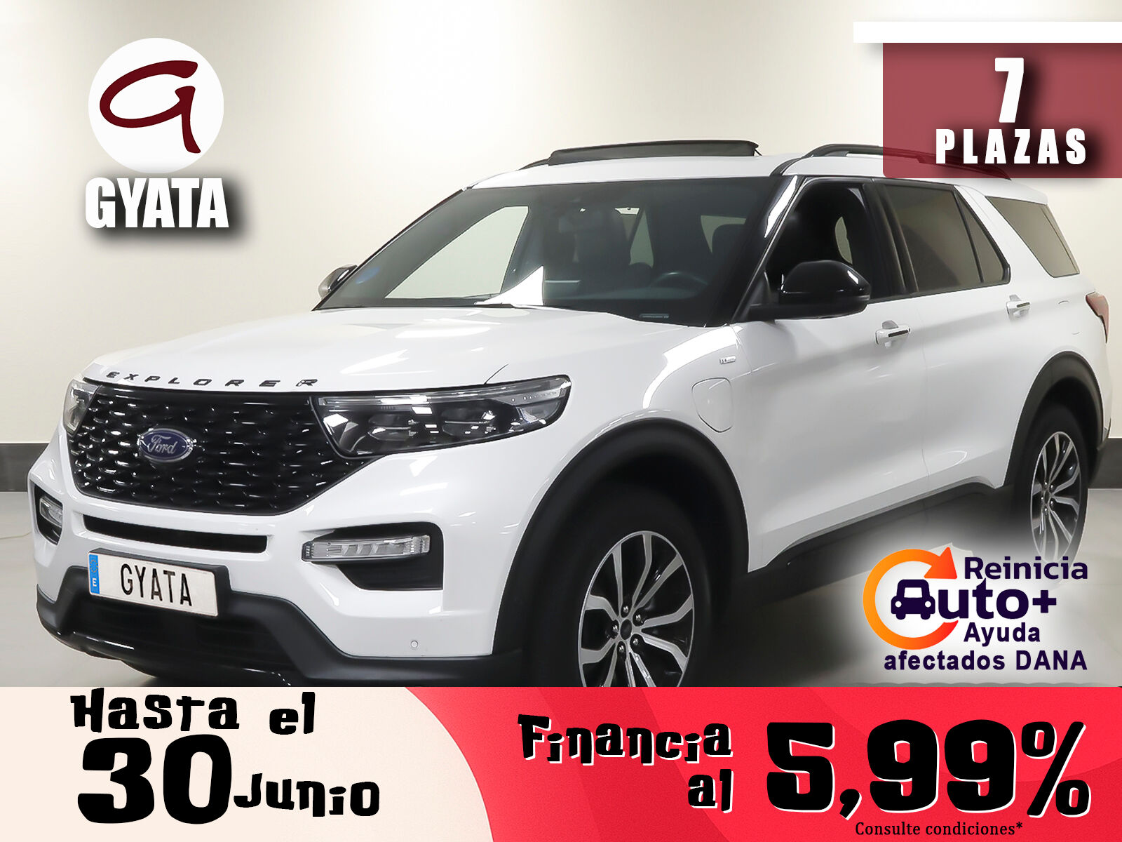 FORD Explorer (3.0 PHEV ST Line AWD 336 kW (457 CV)) en Madrid