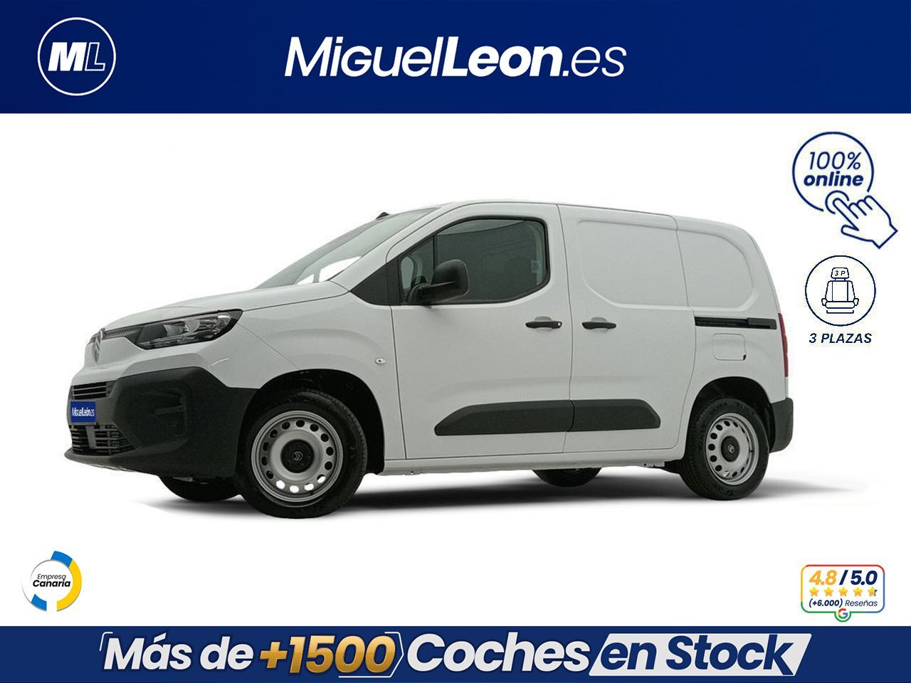 CITROEN Berlingo (Citroën Berlingo Furgón Talla M 1.5 BlueHDi 100 S&S) en P