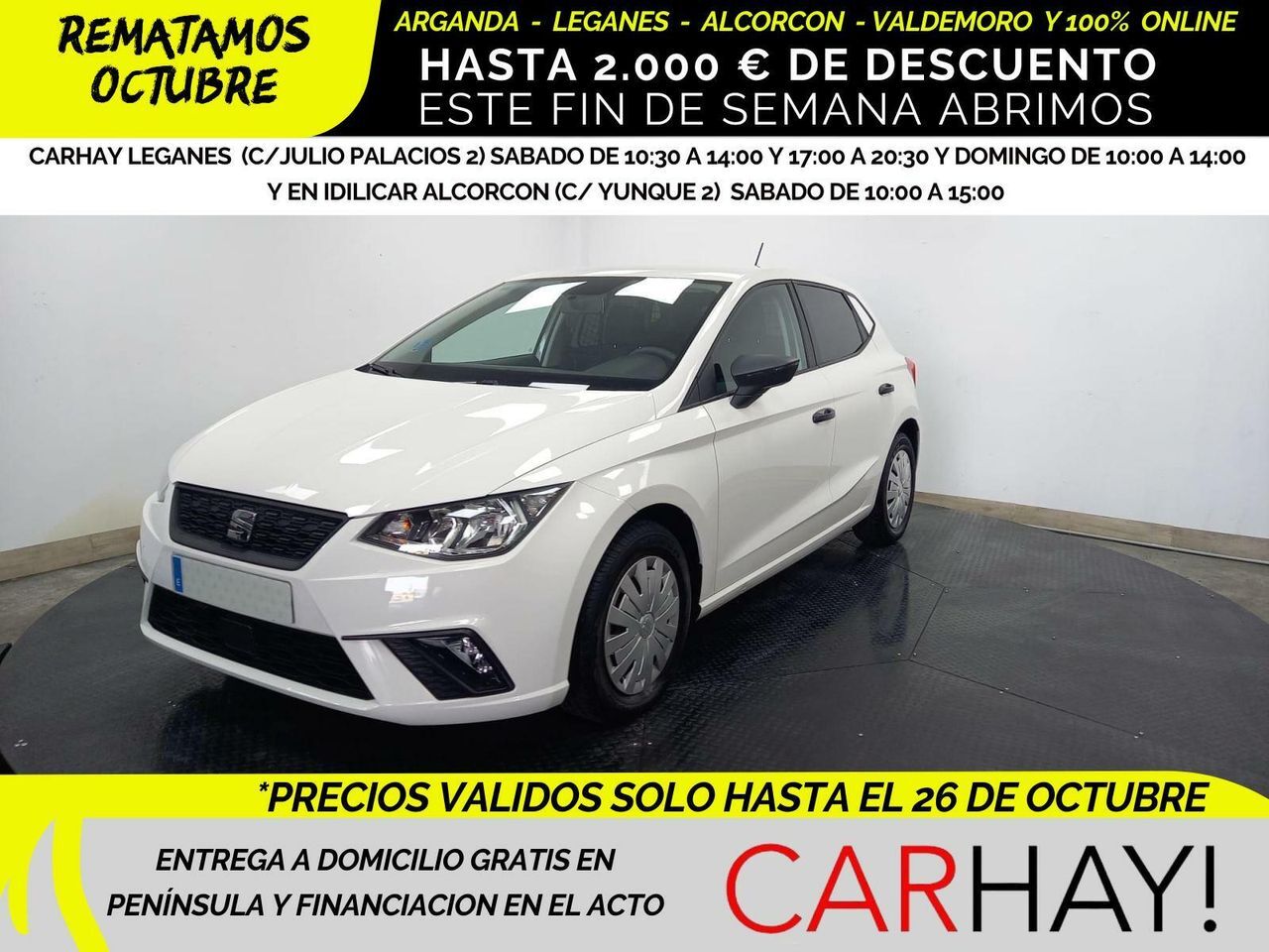 SEAT Ibiza (1.0 TGI 66kW (90CV) 2 PLAZAS PROFESIONAL) en Madrid