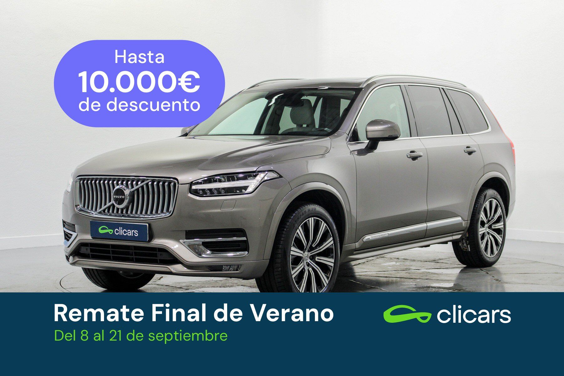 VOLVO XC90 (XC90 B5 Inscription 7pl. AWD Aut.) en Madrid
