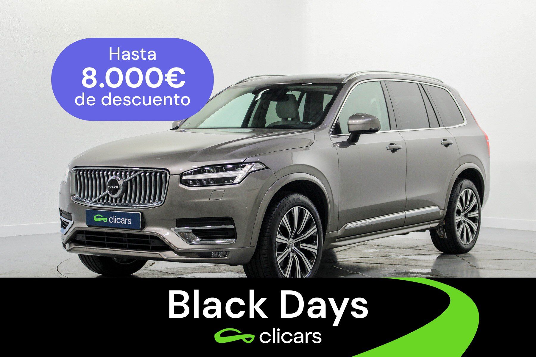 VOLVO XC90 (XC90 B5 Inscription 7pl. AWD Aut.) en Madrid