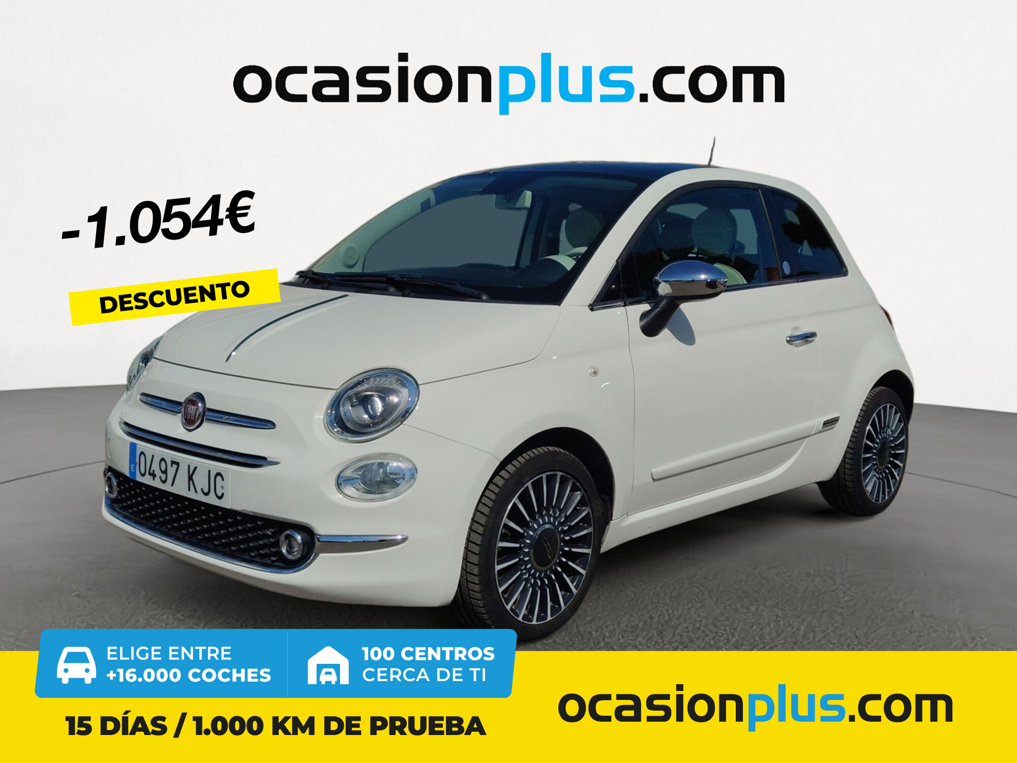 FIAT 500 (1.2 8v Mirror 51 kW (69 CV)) en Madrid