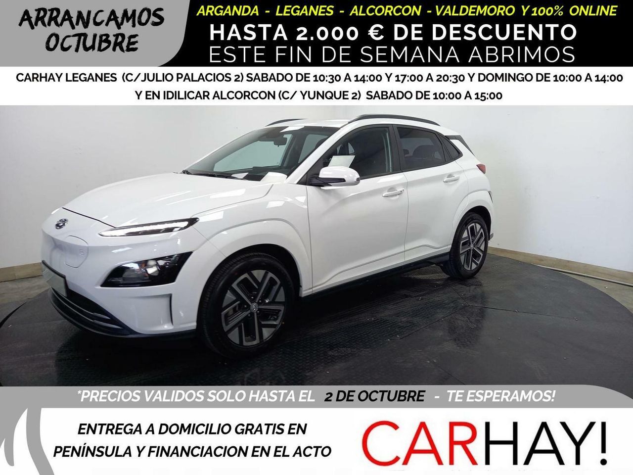 HYUNDAI Kona (TODOTERRENO 150KW EV MAXX) en Madrid