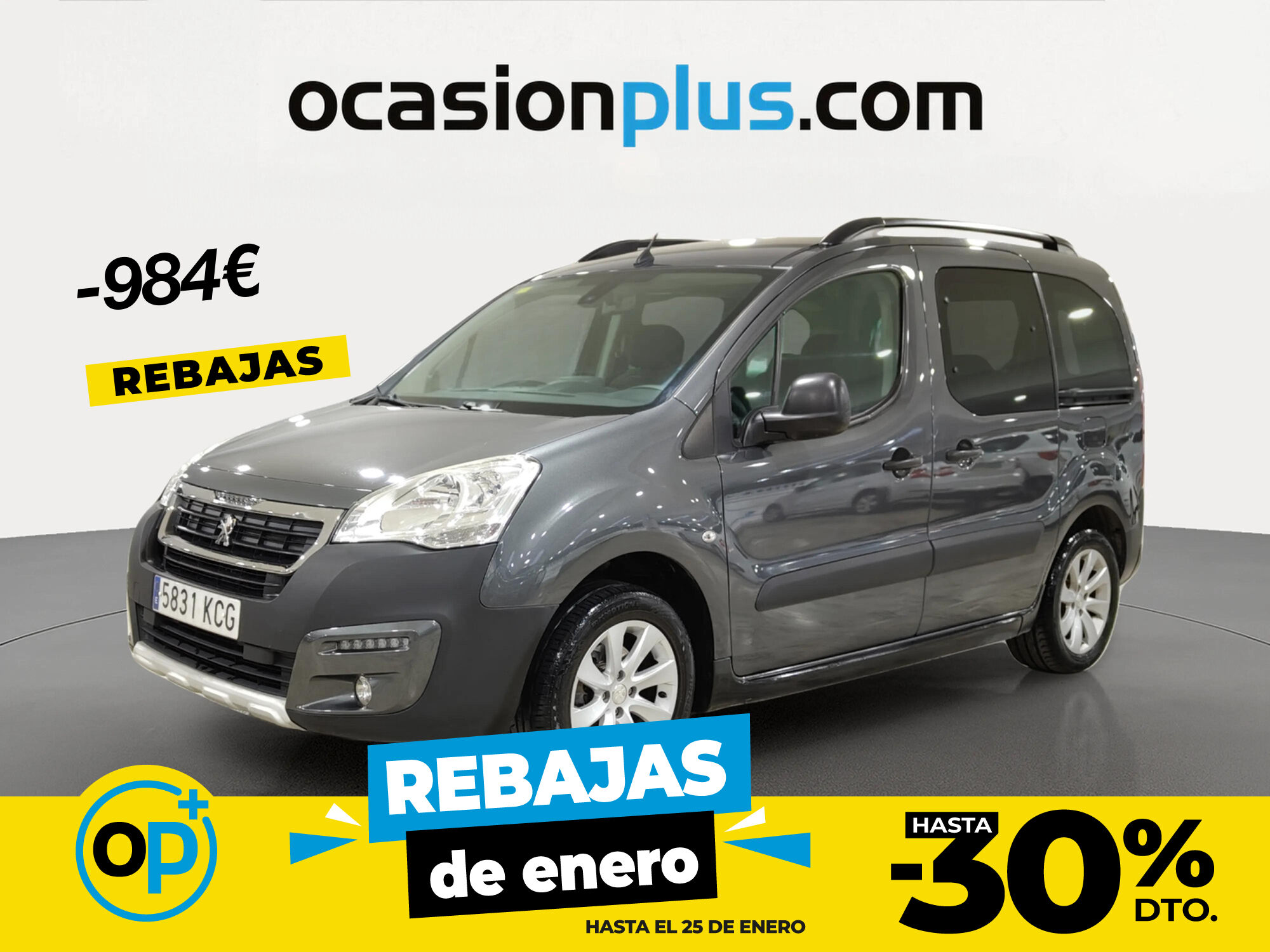 PEUGEOT Partner (BlueHDi 100 Outdoor 74 kW (100 CV)) en Madrid
