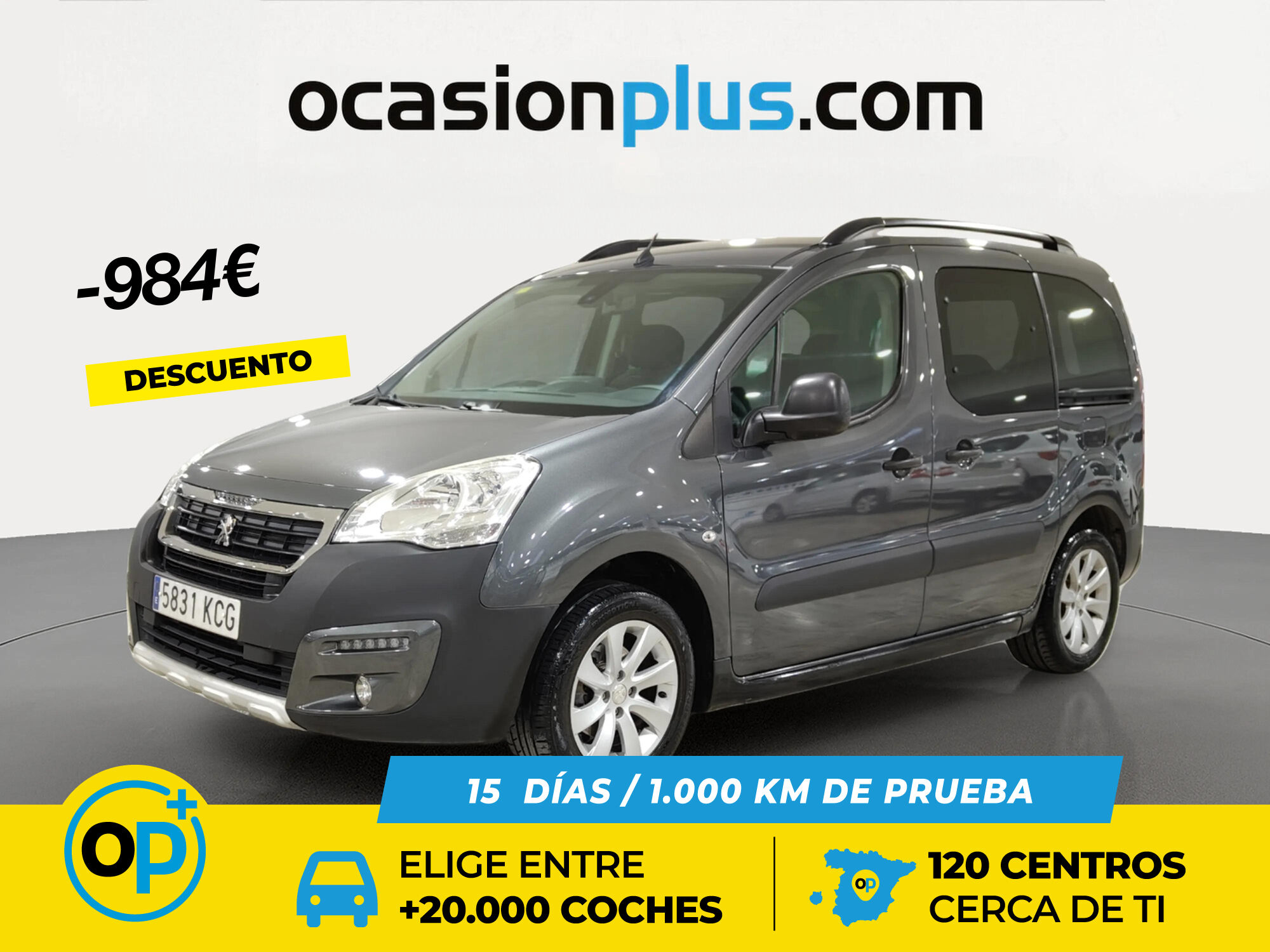 Foto del PEUGEOT Partner Tepee 1.6BlueHDI Outdoor 100