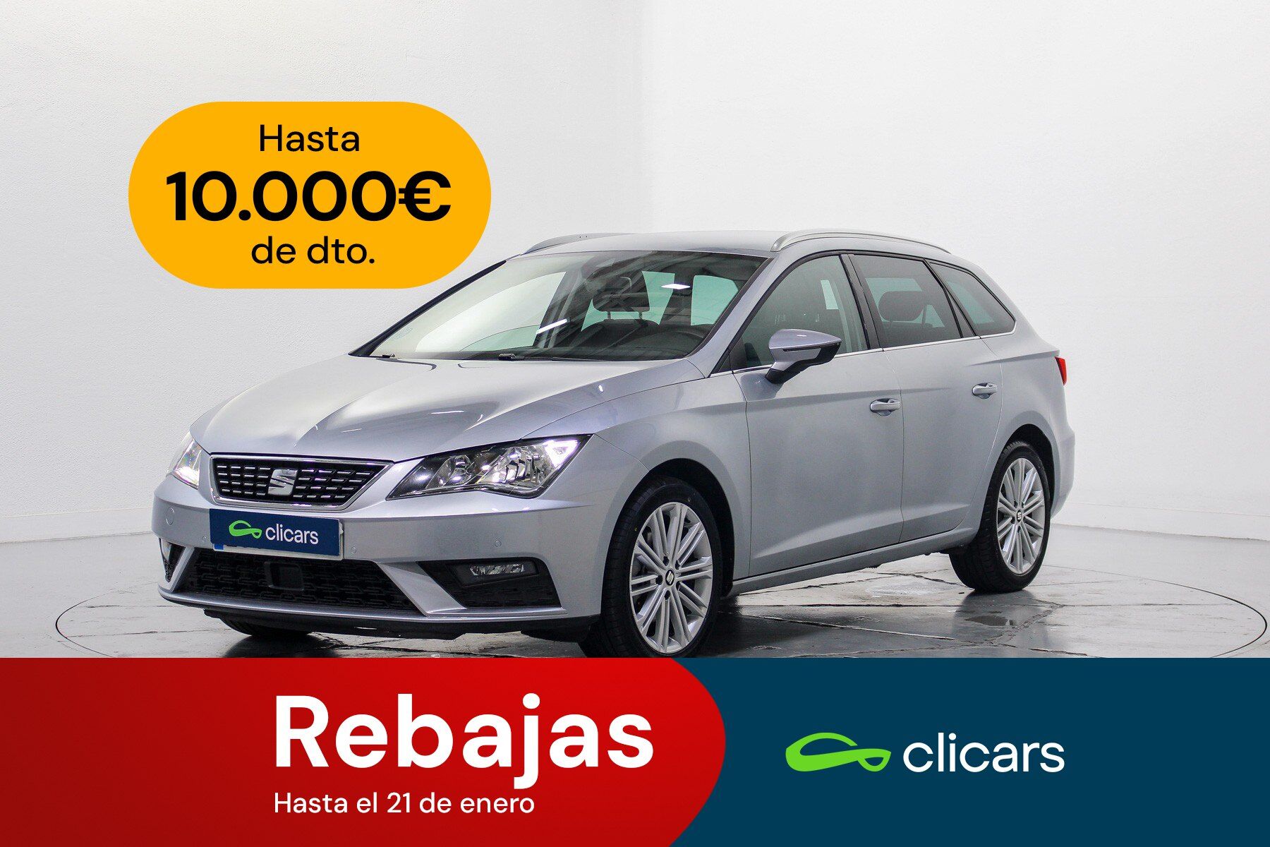 SEAT León (León ST 1.5 TGI GNC S&S Xcellence DSG7 130) en Madrid
