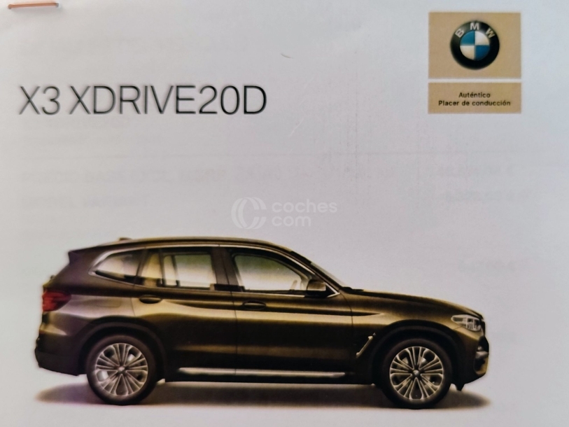 Foto del BMW X3 xDrive 20dA