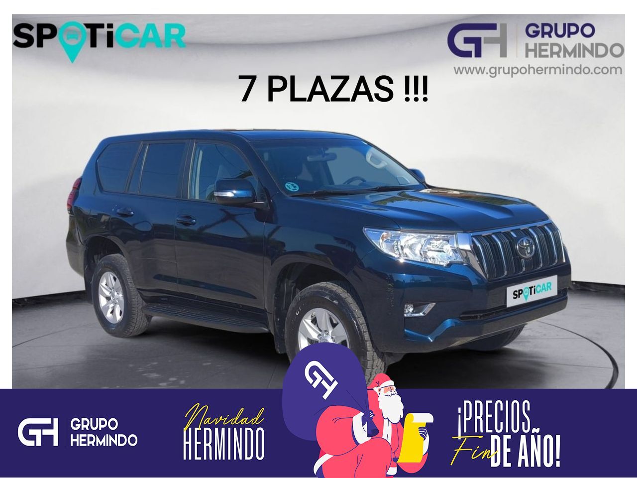 TOYOTA Land Cruiser (2.8 D 4D VX AUTO 7 PLAZAS) en Pontevedra