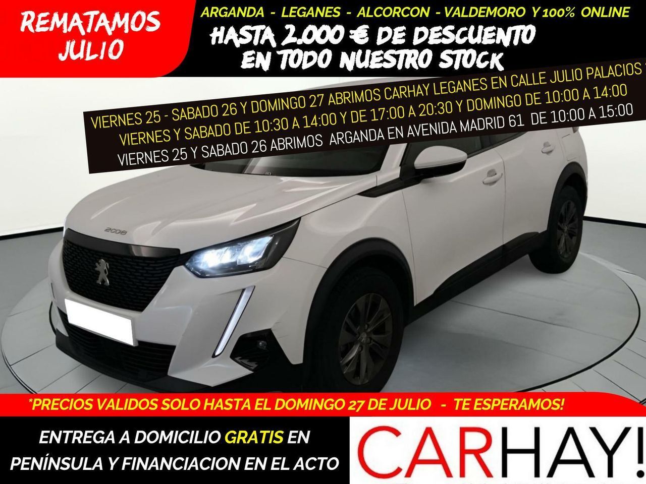 PEUGEOT 2008 (ACTIVE PACK 1.5 HDI 110CV MT6 E6D) en Madrid