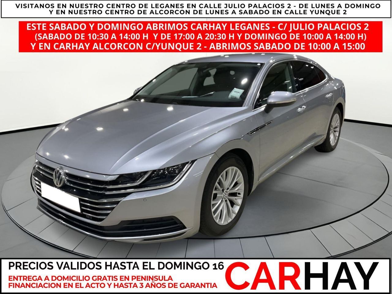 VOLKSWAGEN Arteon (2.0 TDi SCR (EU6.2)) en Madrid