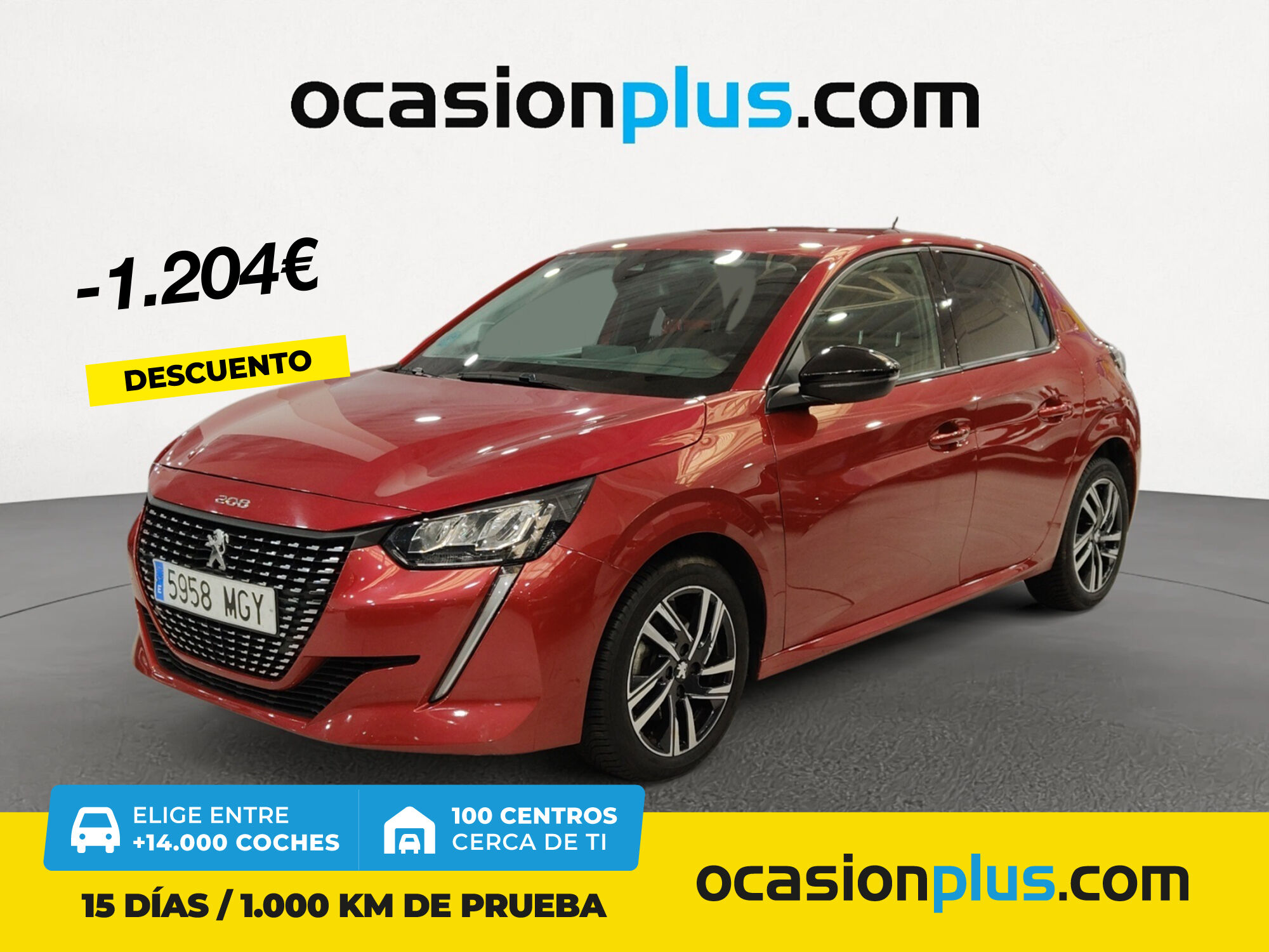 PEUGEOT 208 (PureTech 100 Allure 75 kW (100 CV)) en Madrid