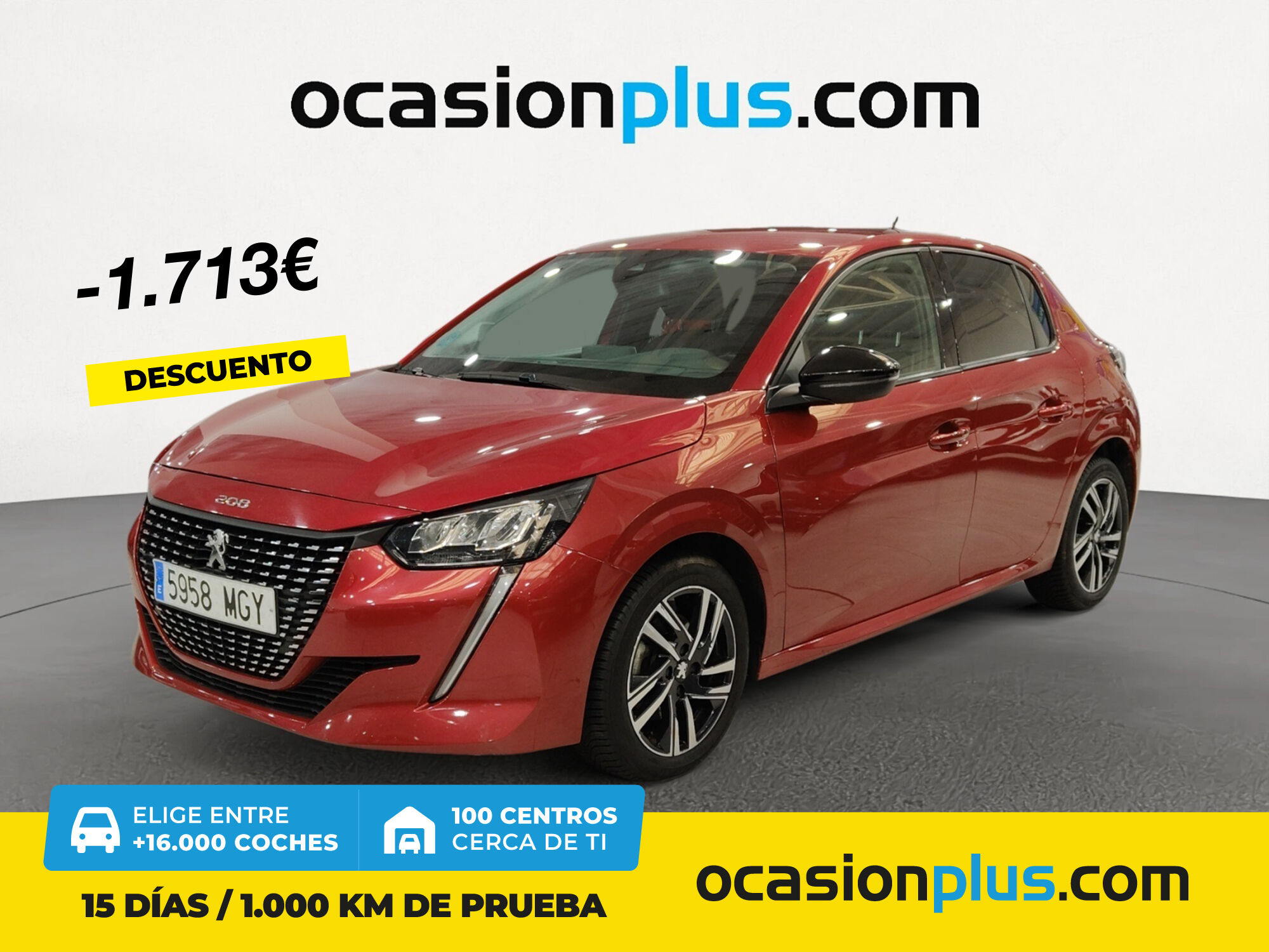 PEUGEOT 208 (PureTech 100 Allure 75 kW (100 CV)) en Madrid